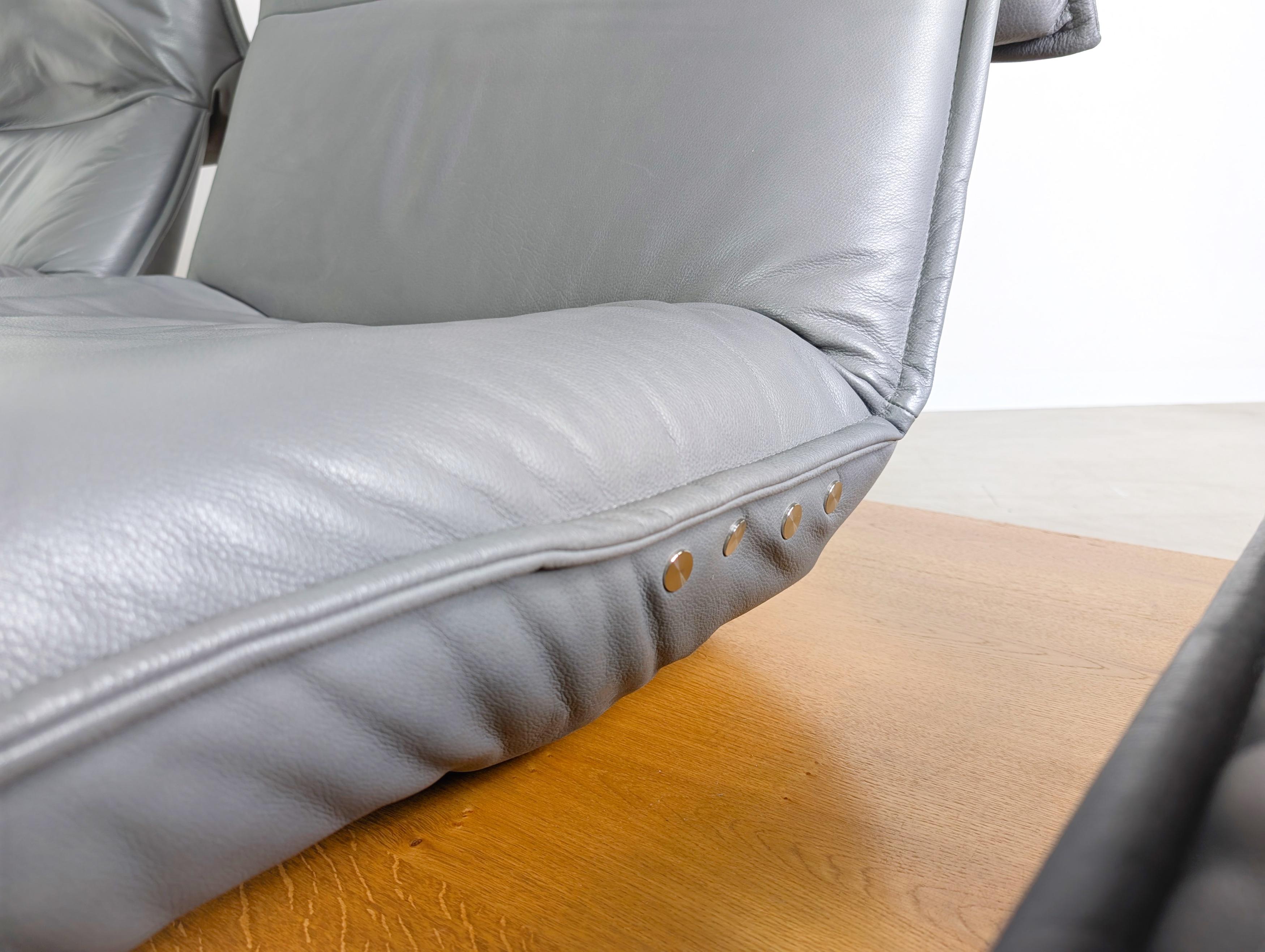 Koinor Free Motion Edit 2 Sofá Sofá Ecksofa Leder Balkeneiche en venta 6