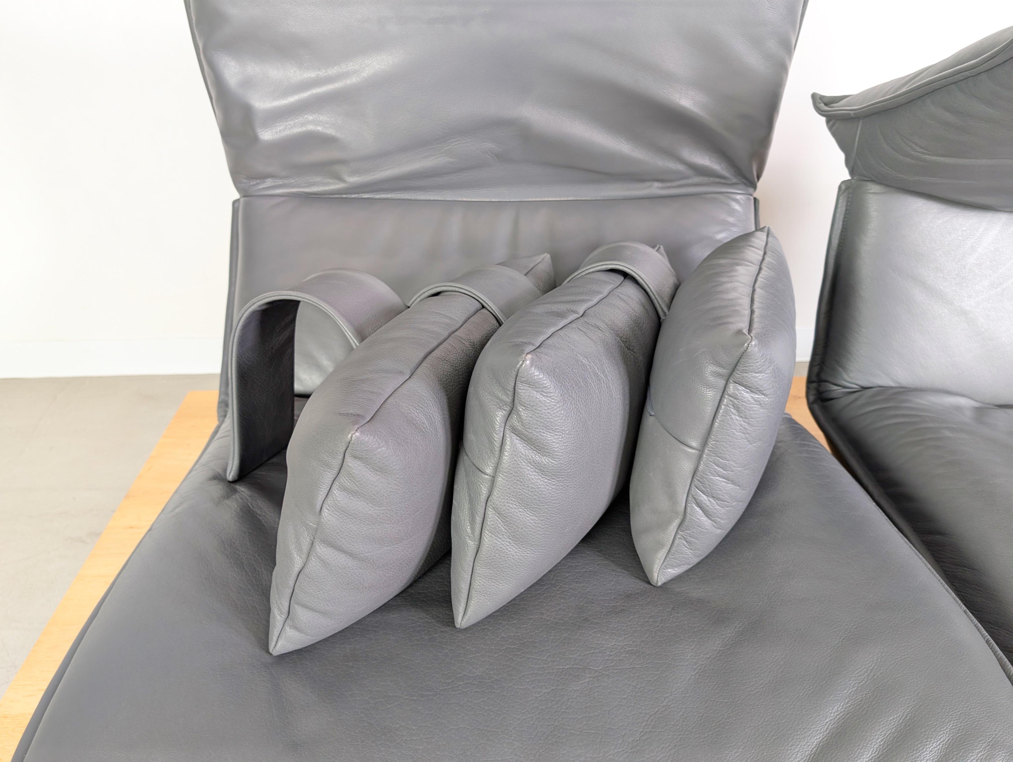 Koinor Free Motion Edit 2 Sofá Sofá Ecksofa Leder Balkeneiche Cuero en venta