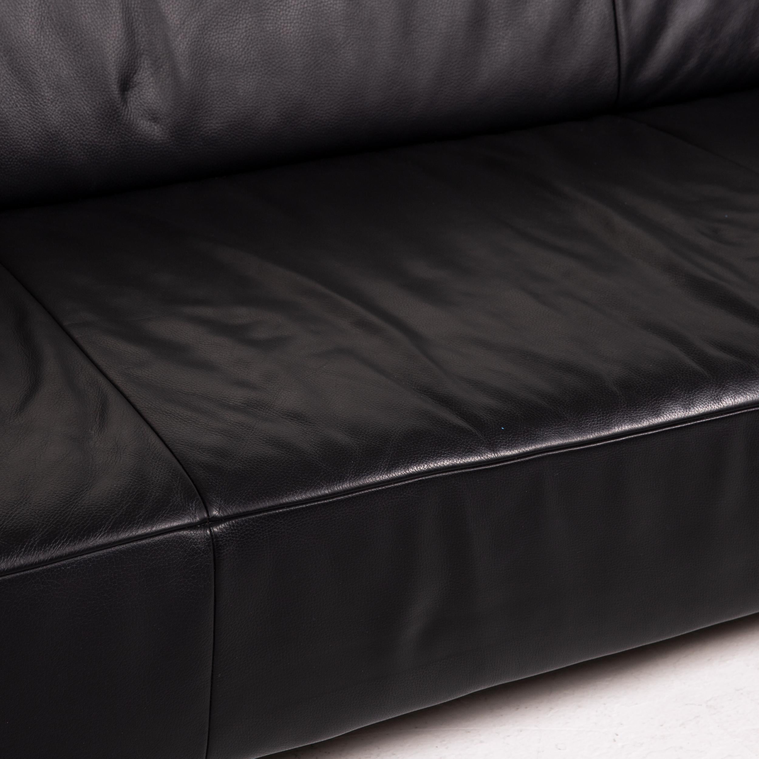 four seat leather sofa