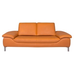 Koinor Leather Sofa Orange Two-seat