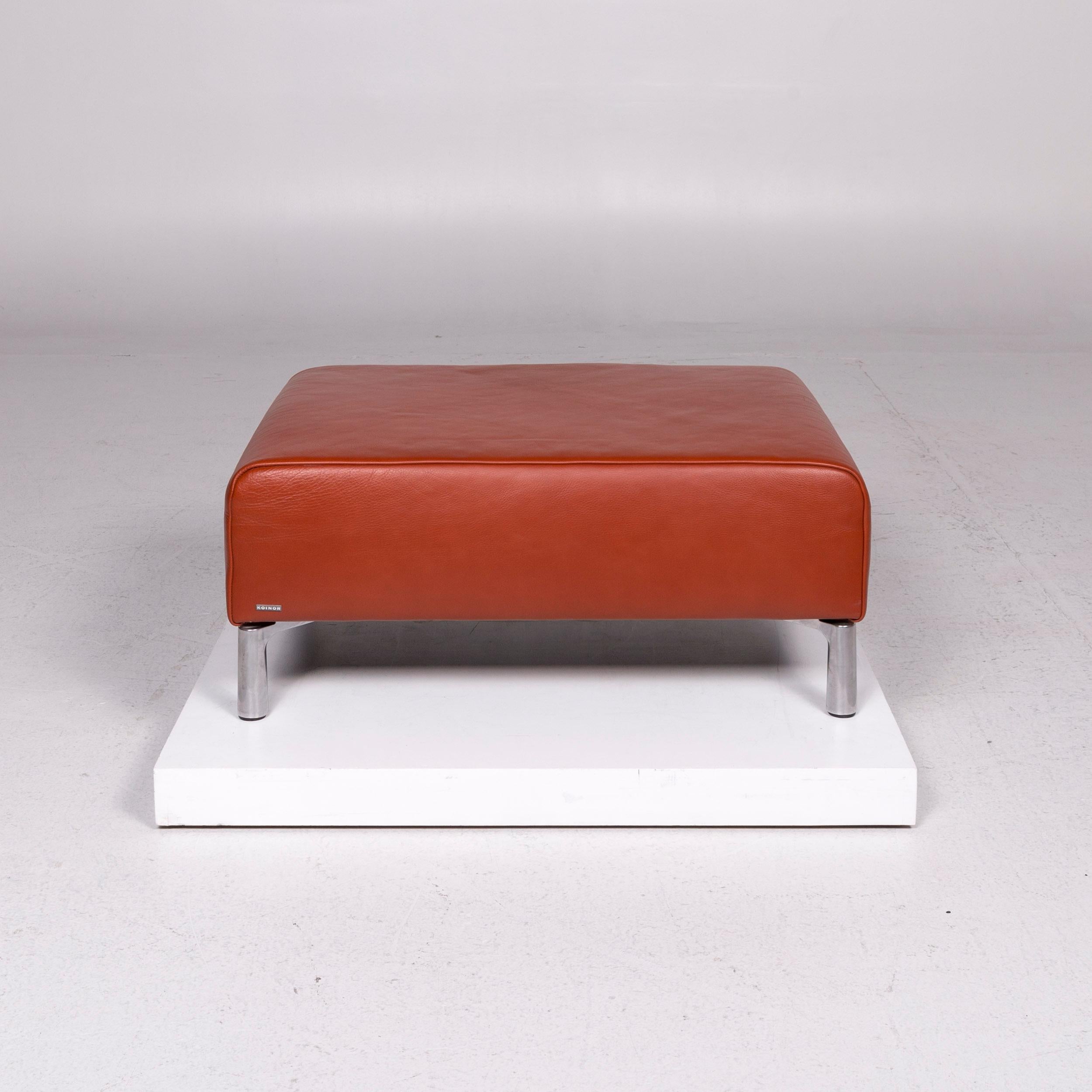We bring to you a Koinor leather stool brown stool ottoman.
 

 Product measurements in centimeters:
 

Depth 66
 Width 85
 Height 42.





 