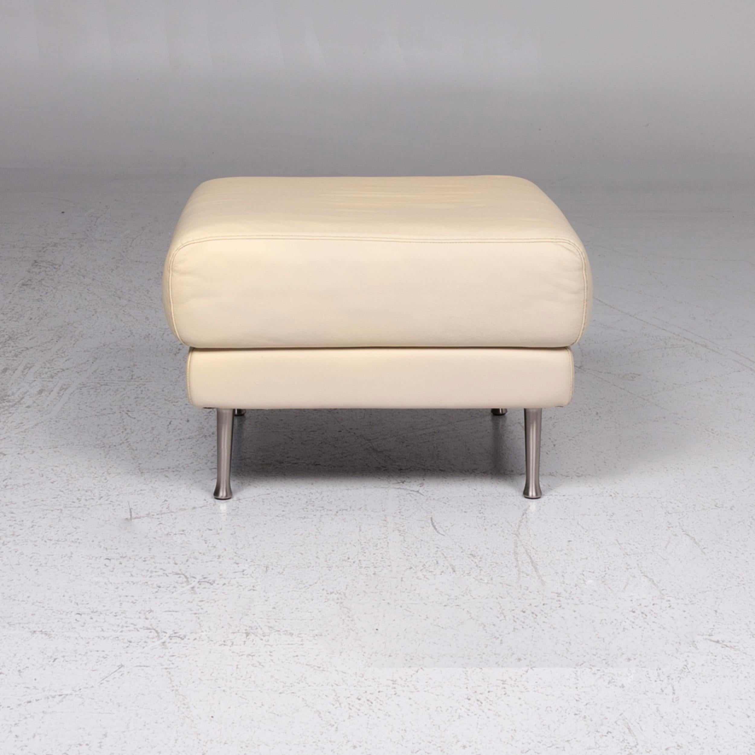 Koinor Leather Stool Cream Stool im Angebot 4