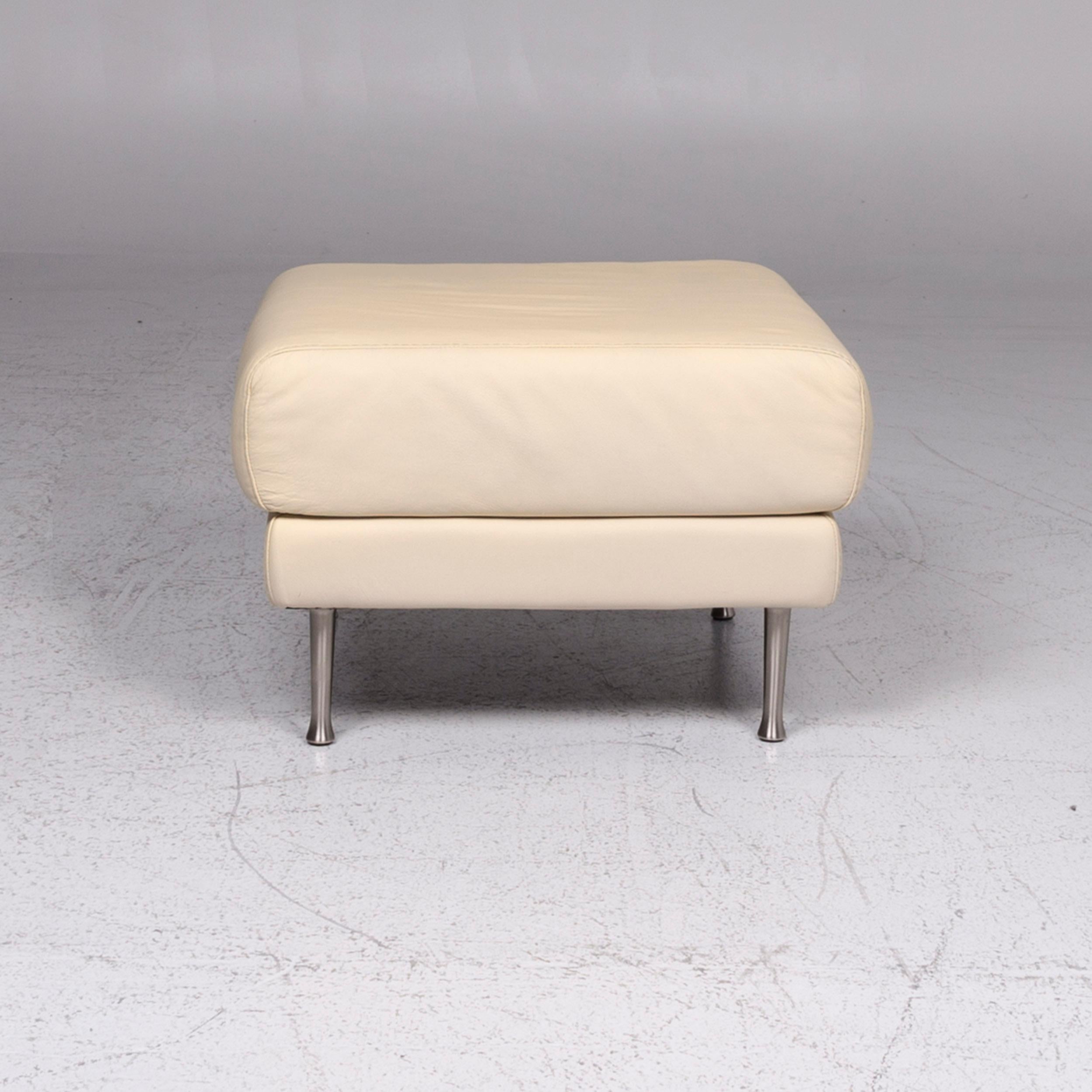 Koinor Leather Stool Cream Stool im Angebot 2