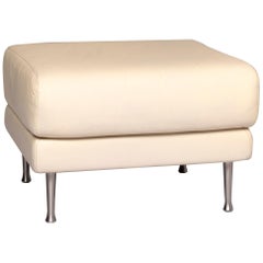 Koinor Leather Stool Cream Stool