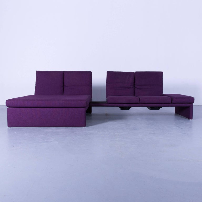 Koinor Raoul Designer Corner Sofa Purple Cloth Electrical ...