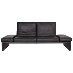 Koinor Raoul Leather Sofa Anthracite Two-Seat Function