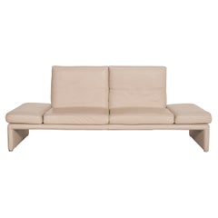 Koinor Raoul Leather Sofa Cream Two-Seater