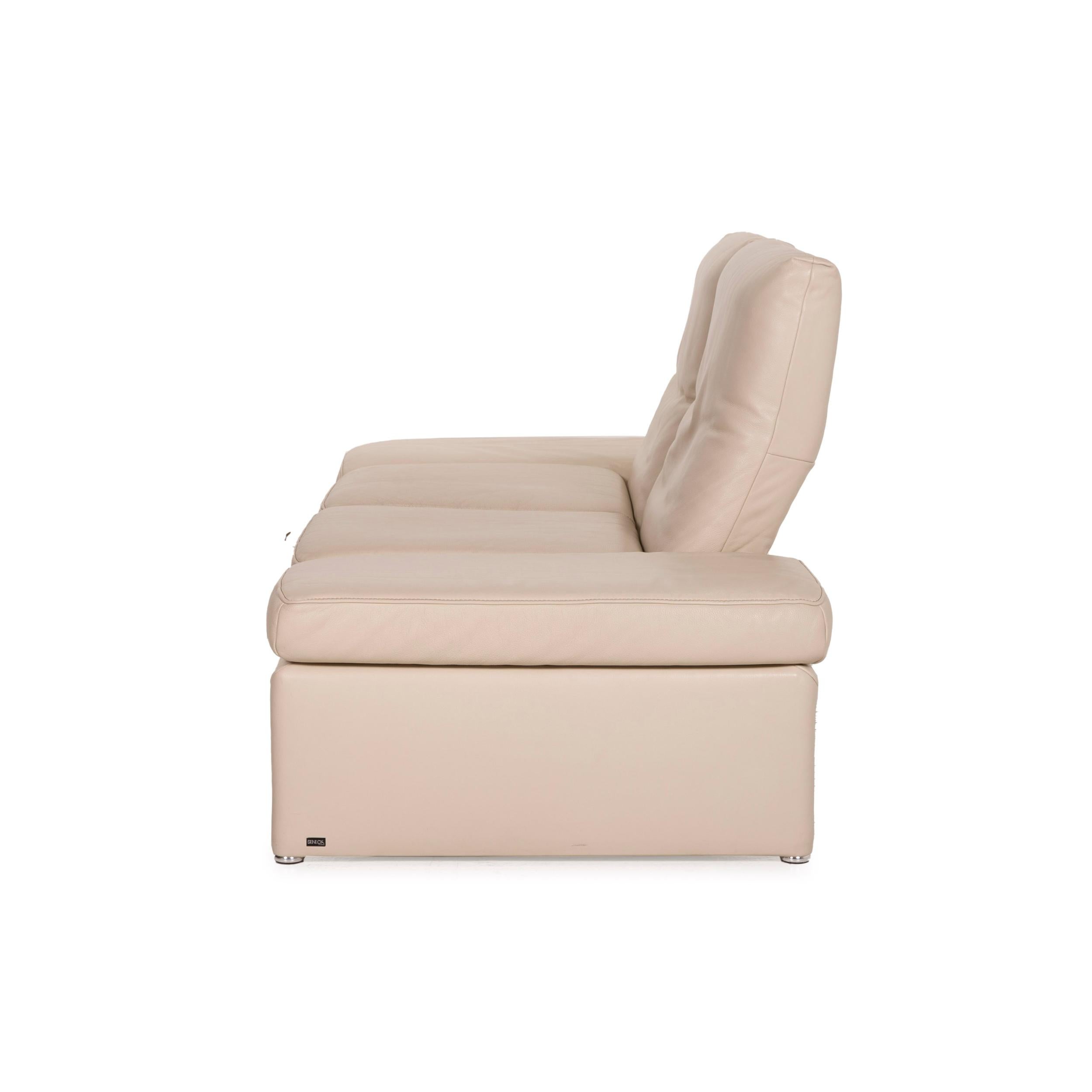 Koinor Raoul Leather Sofa Cream Two-Seater Function 3