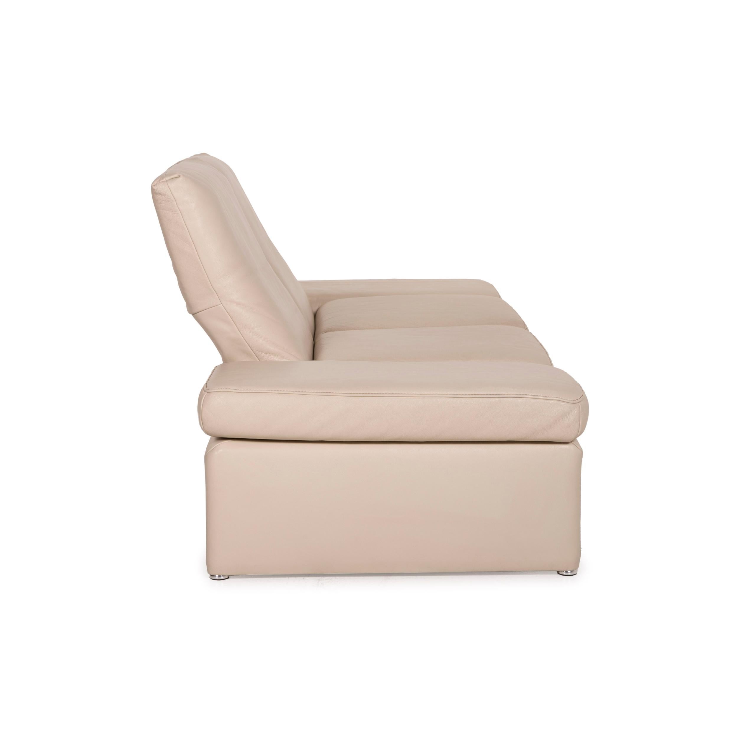 Koinor Raoul Leather Sofa Cream Two-Seater Function 1