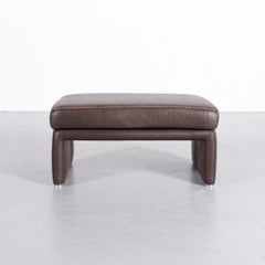 Koinor Raul Leather Foot-Stool Brown Bench