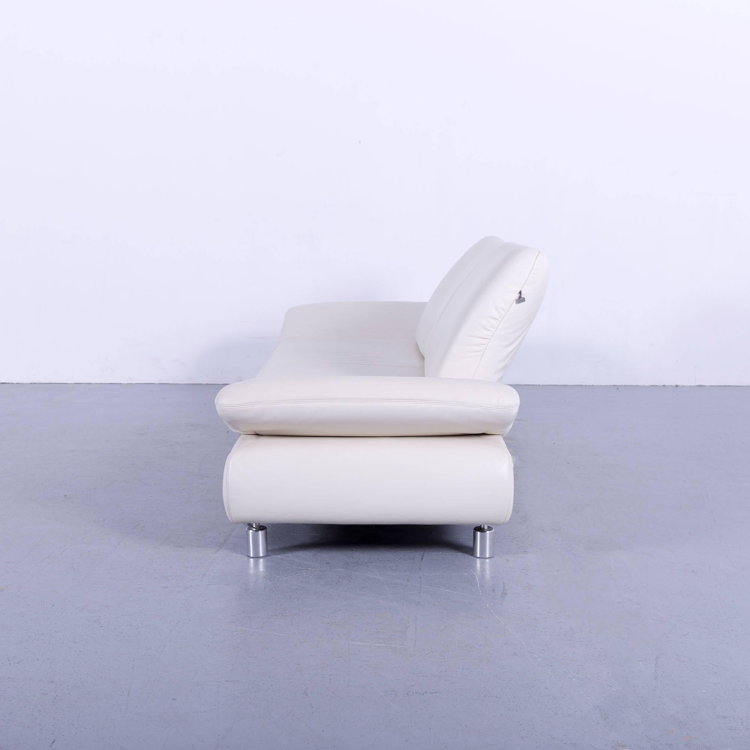 Koinor Rivoli Designer Ledersofa in Off-White mit Funktionen Deutschland 7