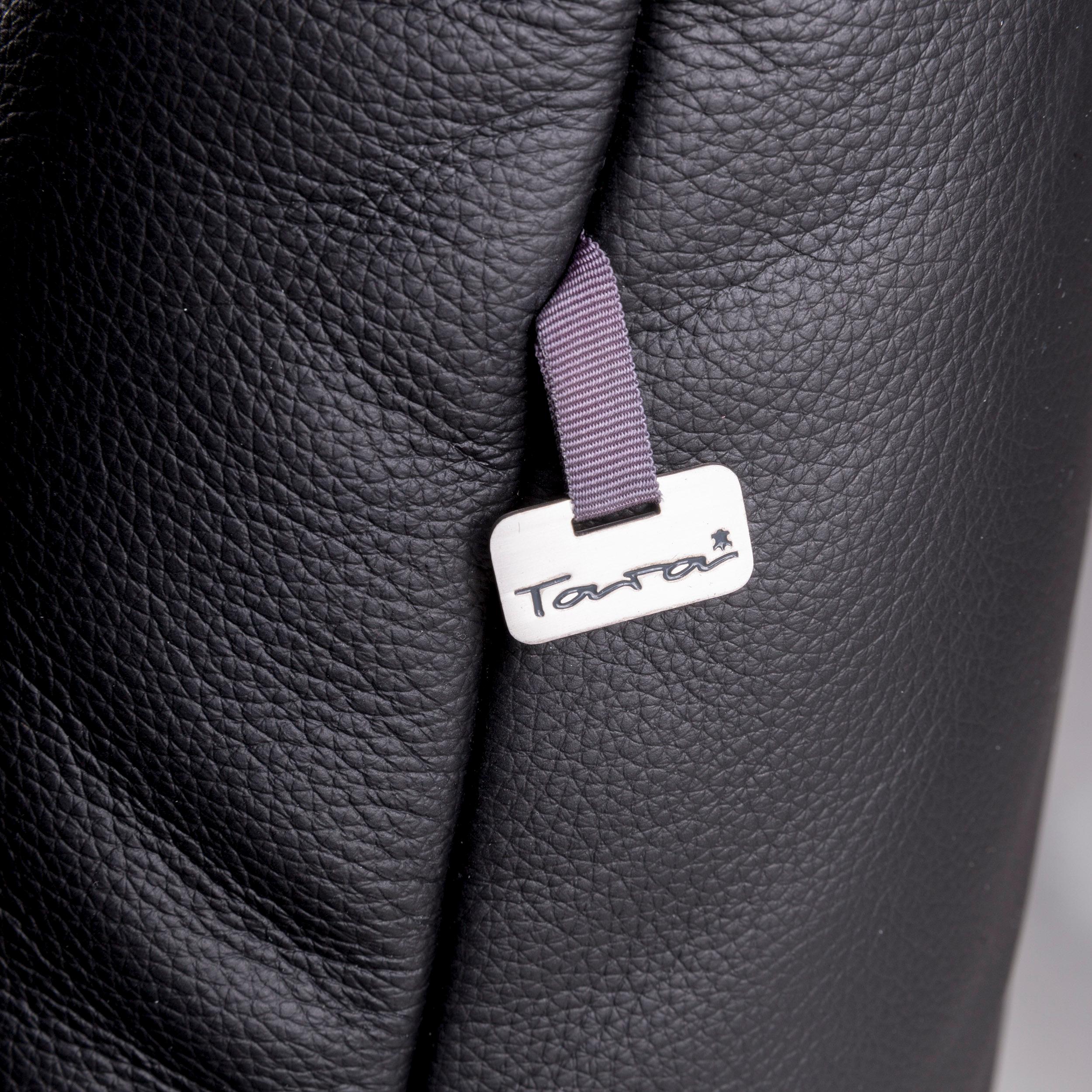 Koinor Rivoli Leather Sofa Set Black 1 Three-Seat 1 Two-Seat For Sale 9