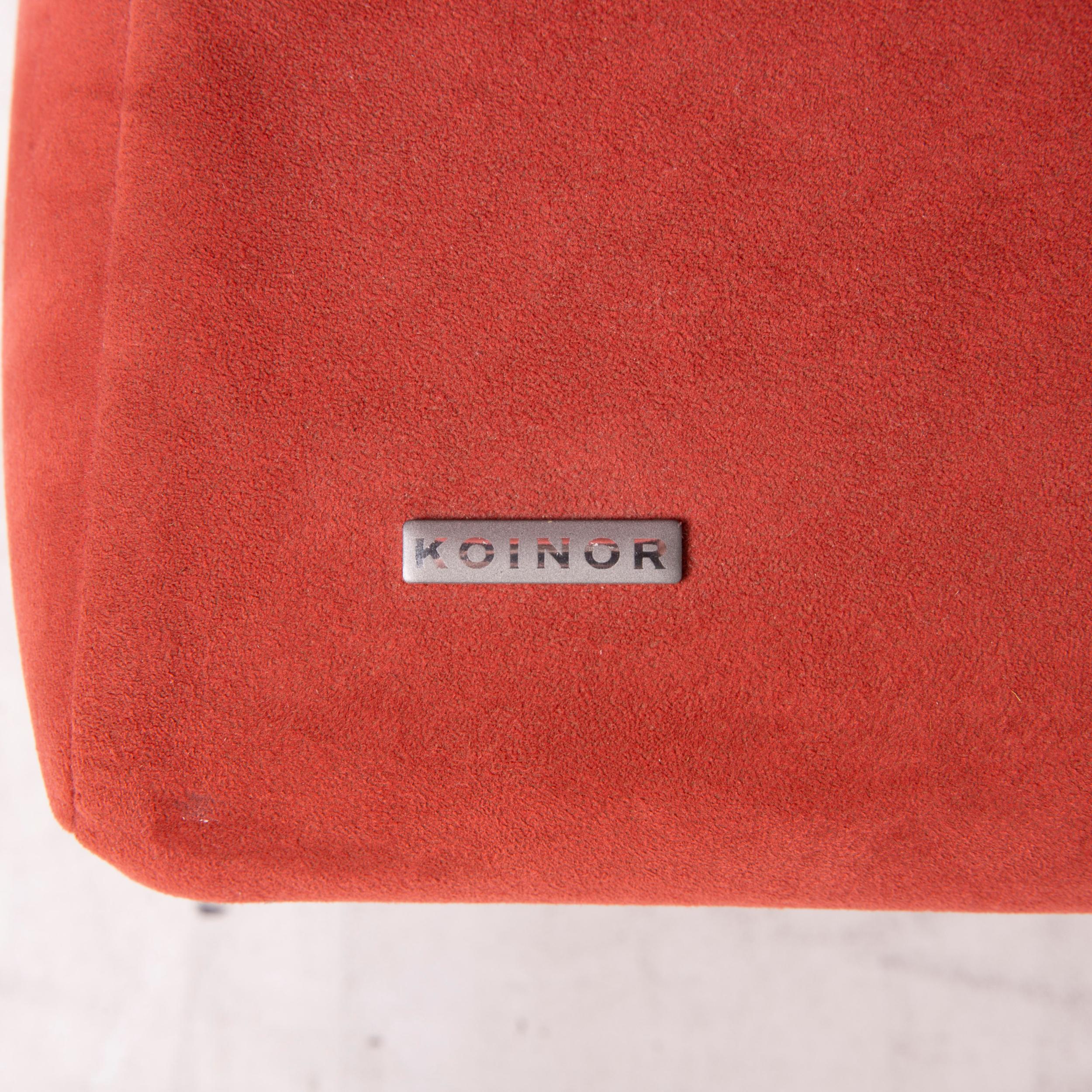 German Koinor Rossini Fabric Sofa Orange Two-Seater Function