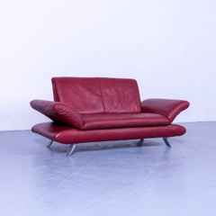 Koinor Rossini Leather Armchair Red Two-Seat