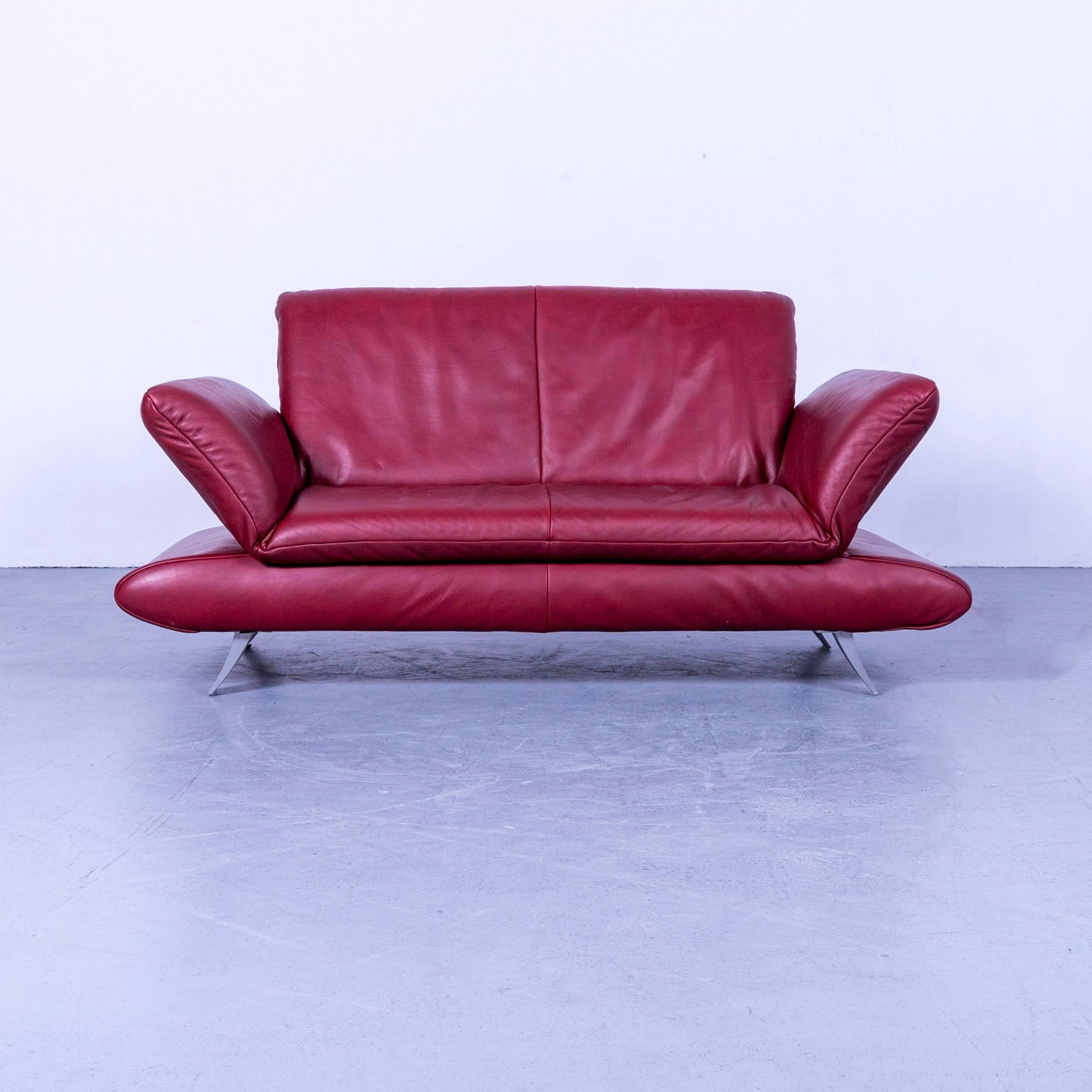Koinor Rossini Leather Armchair Red Two-Seat 2