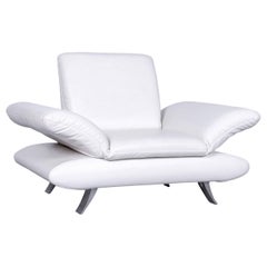 Koinor Rossini Leather Armchair White One Seat