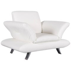Koinor Rossini Leather Armchair White One-Seat