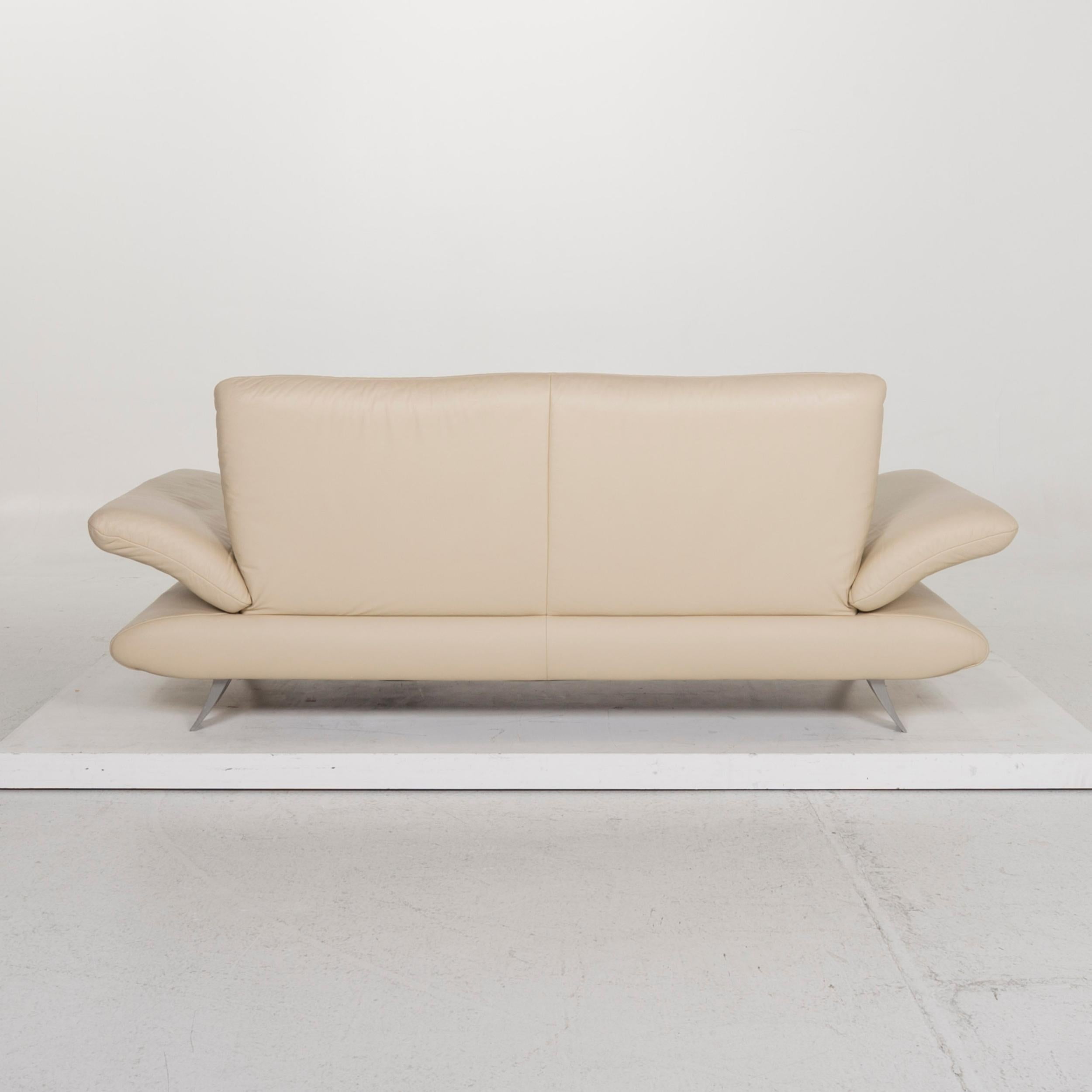 Koinor Rossini Leather Sofa Beige Two-Seat 3