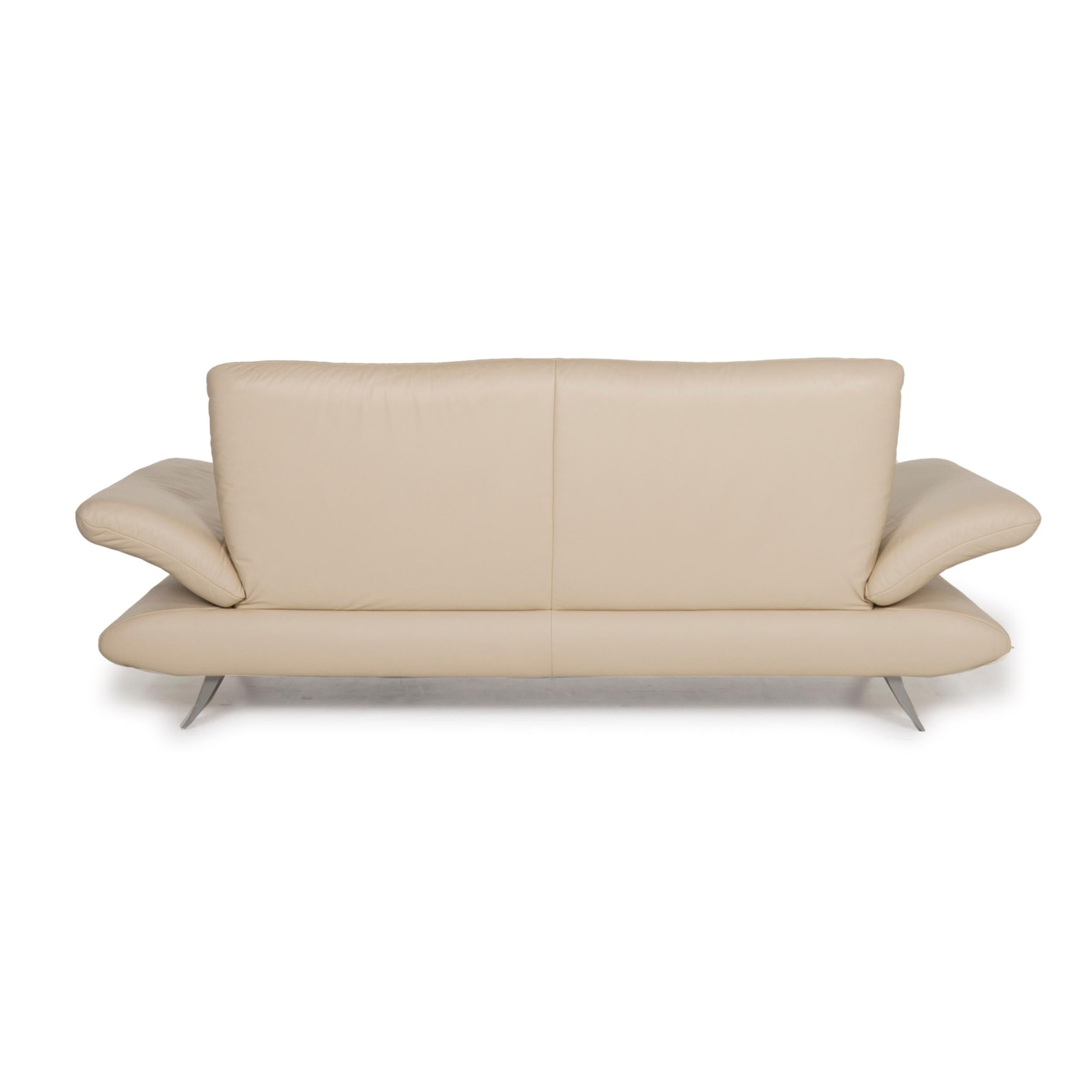 Koinor Rossini Leather Sofa Beige Two-Seater 2