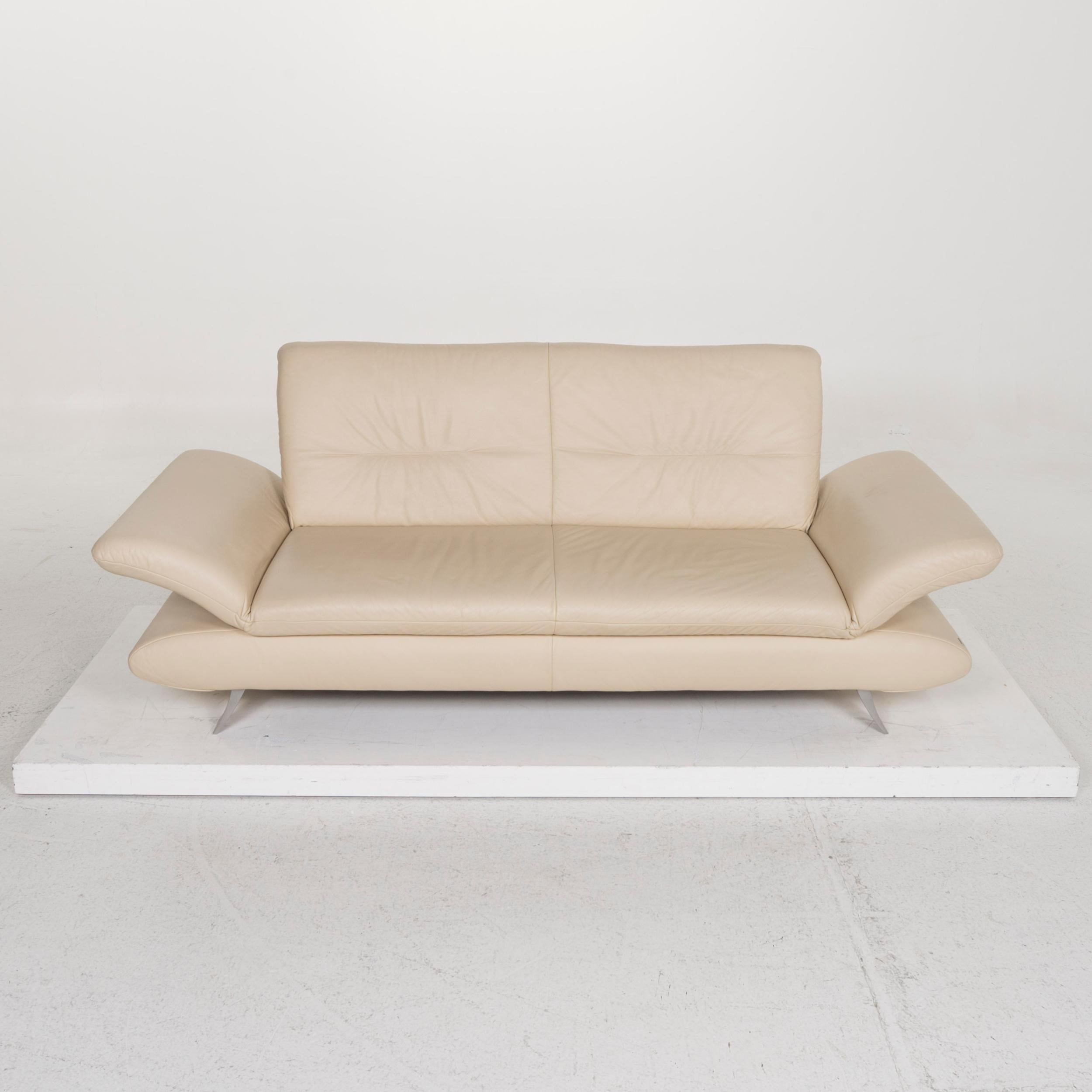 Koinor Rossini Leather Sofa Beige Two-Seat 1