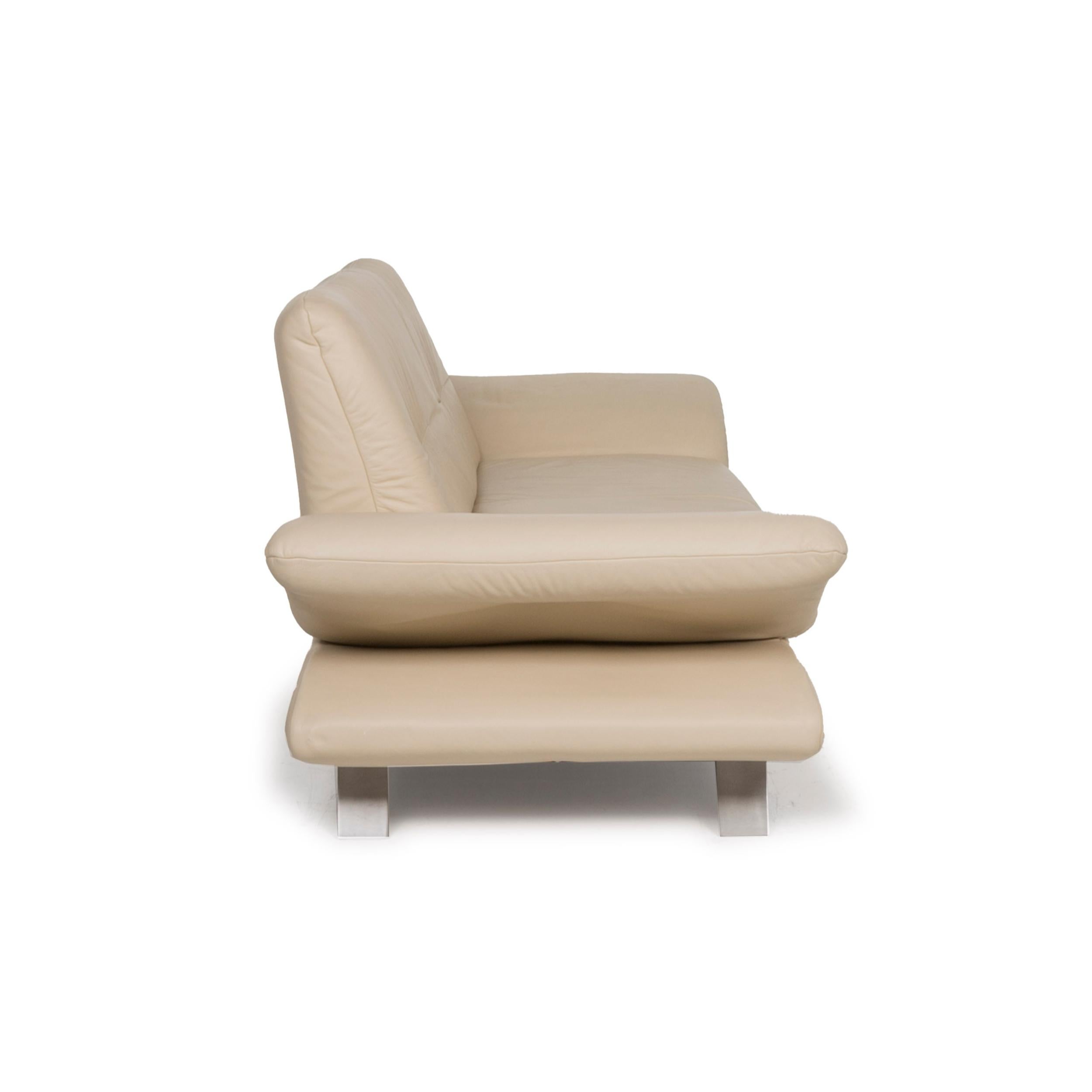 Koinor Rossini Leather Sofa Beige Two-Seater 1