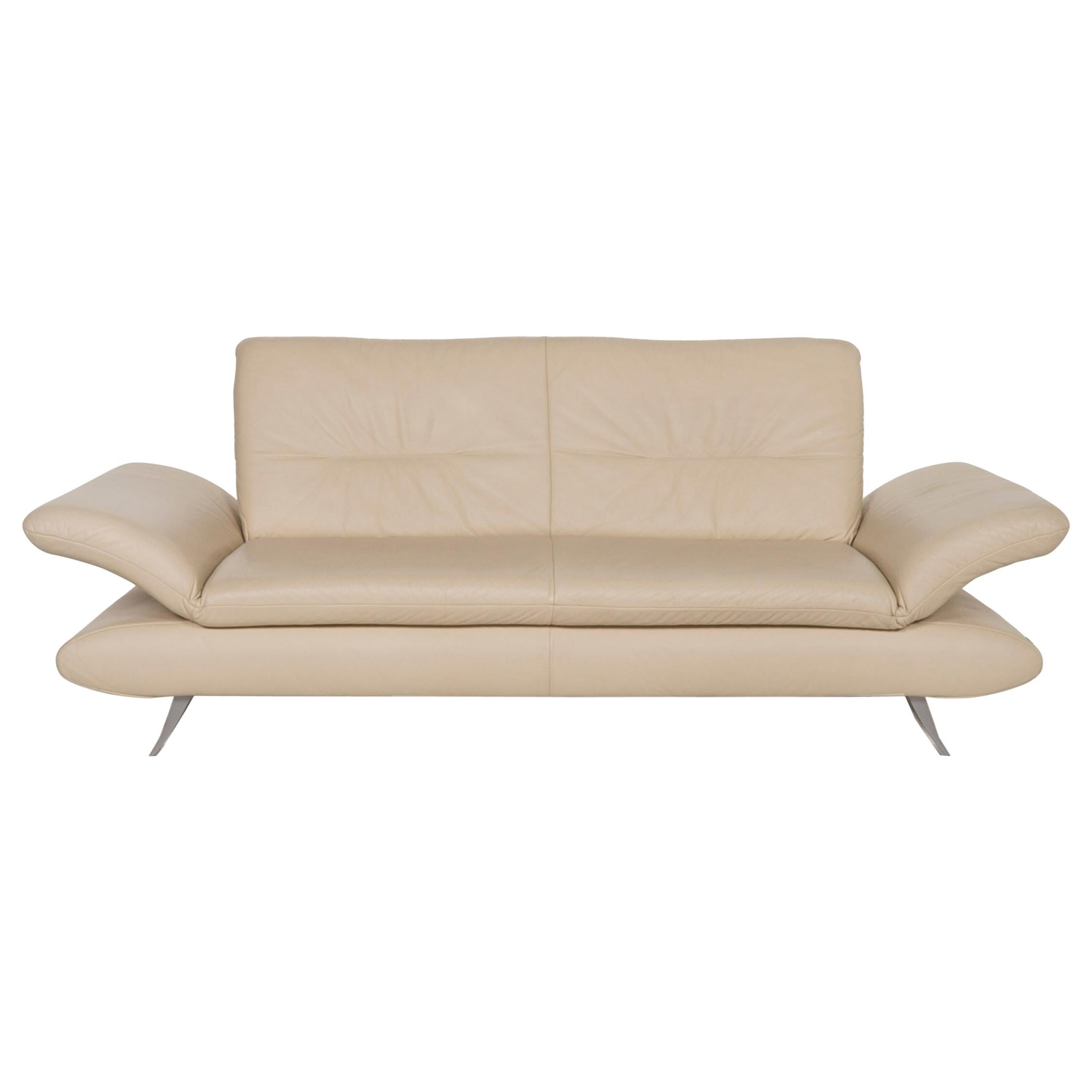 Koinor Rossini Leather Sofa Beige Two-Seater