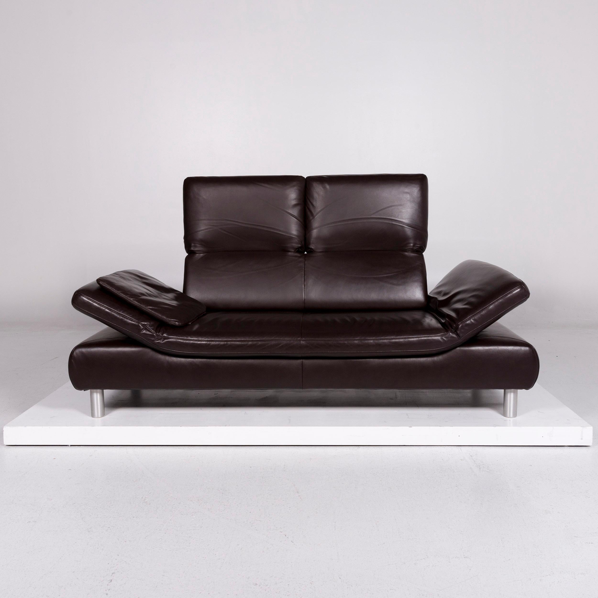 rossini leather couch