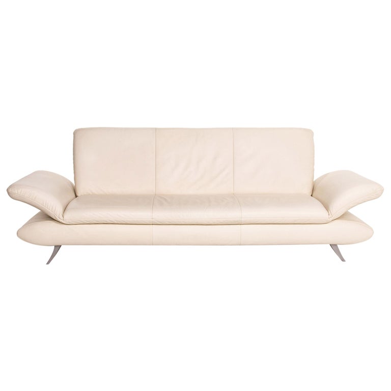 Koinor Rossini Leather Sofa Cream Three-Seater Function Couch at 1stDibs |  rossini sofa price, rossini couch