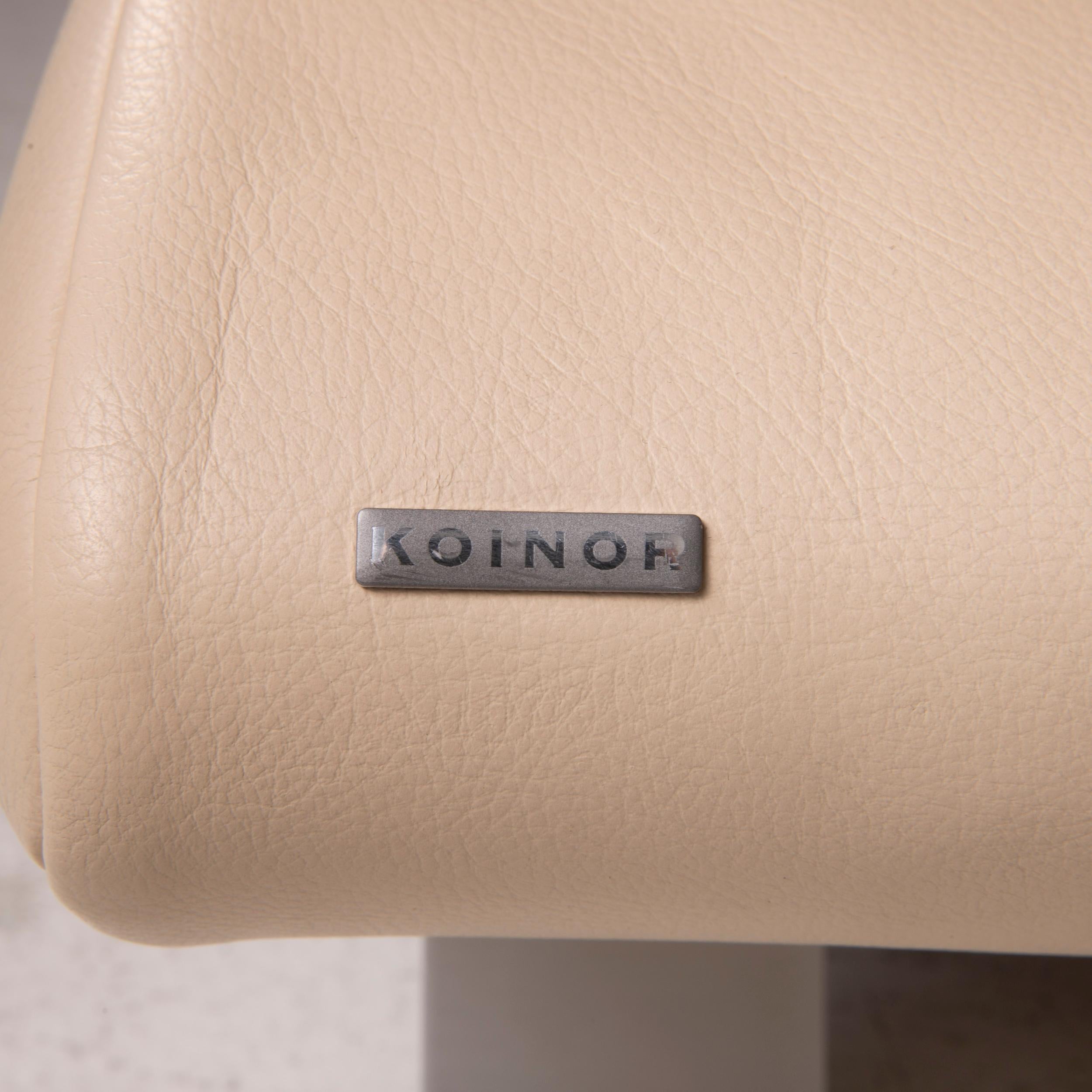 Koinor Rossini Leather Sofa Cream Two-Seater 1