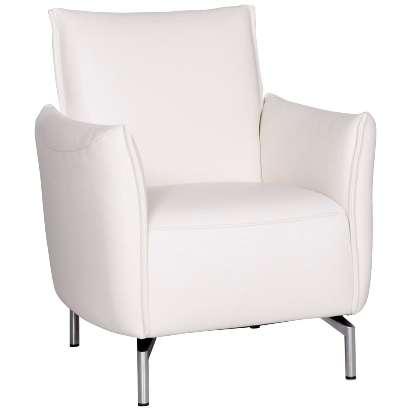 Koinor Vanda Designer Leather Armchair White Genuine Leather Chair at  1stDibs | genuine leather armchair, white leather armchair, white leather  chair for sale