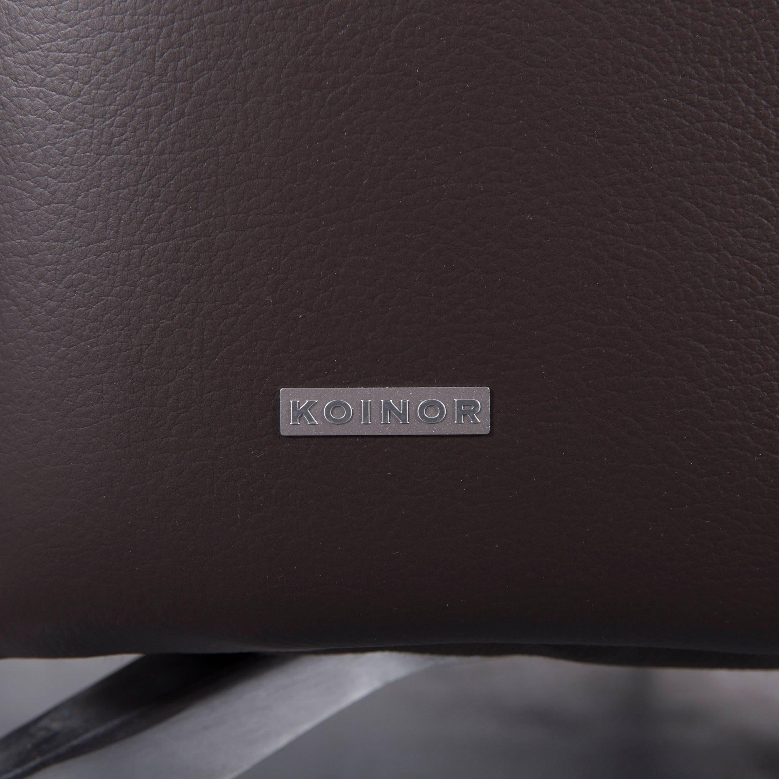 Koinor Vanda Three-Seat Sofa Brown Leather Function 6