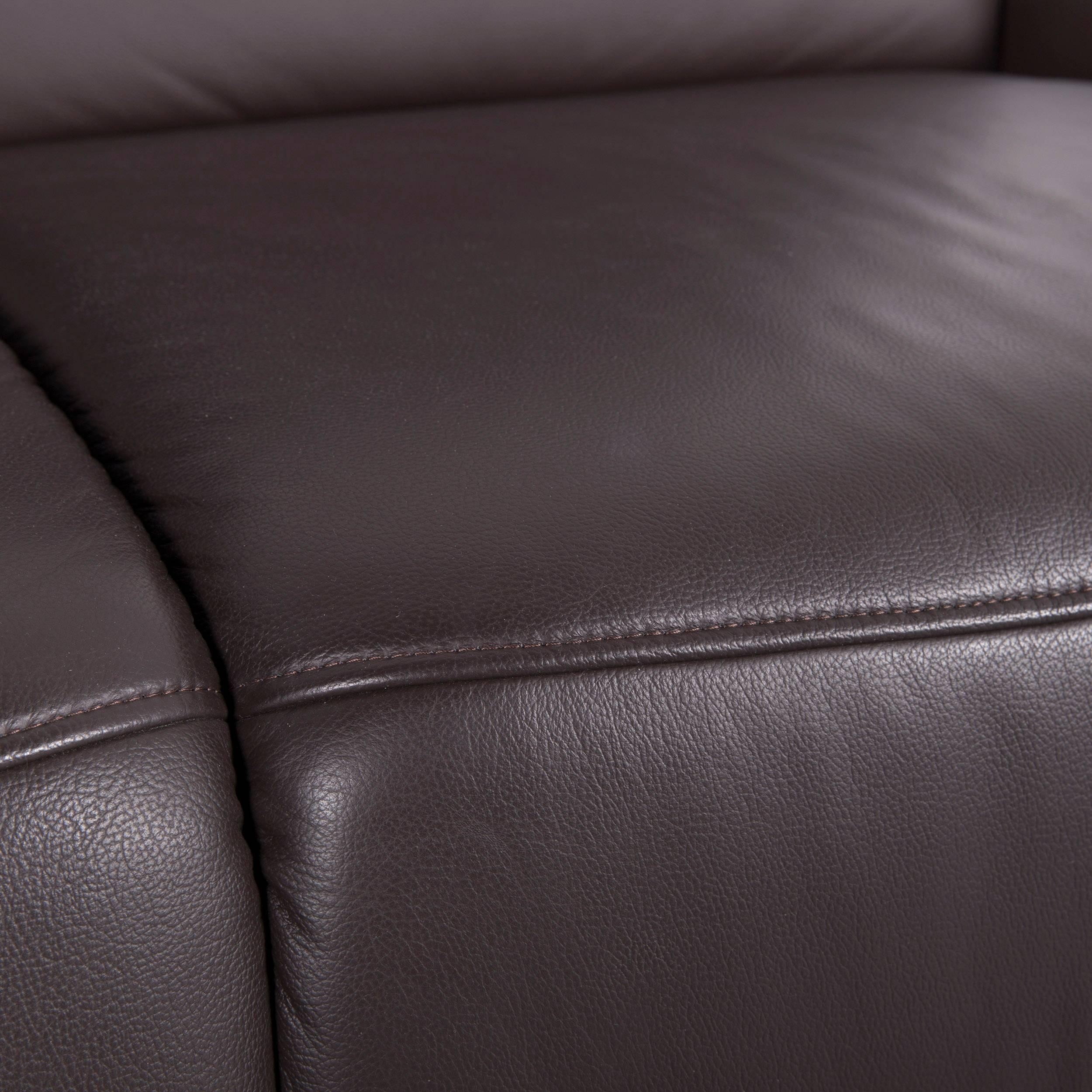 Koinor Vanda Two-Seat Sofa Brown Leather Function 1