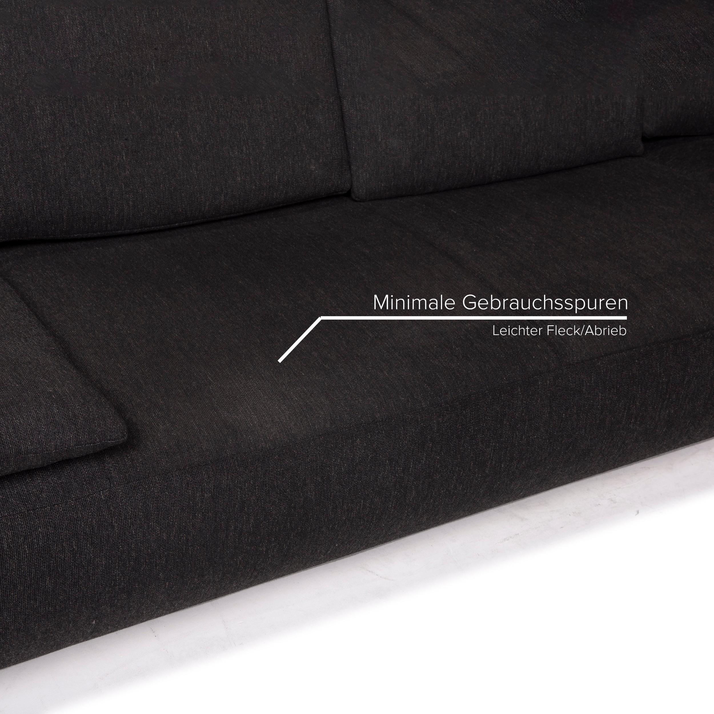Koinor Volare Fabric Sofa Gray Corner Function In Good Condition In Cologne, DE