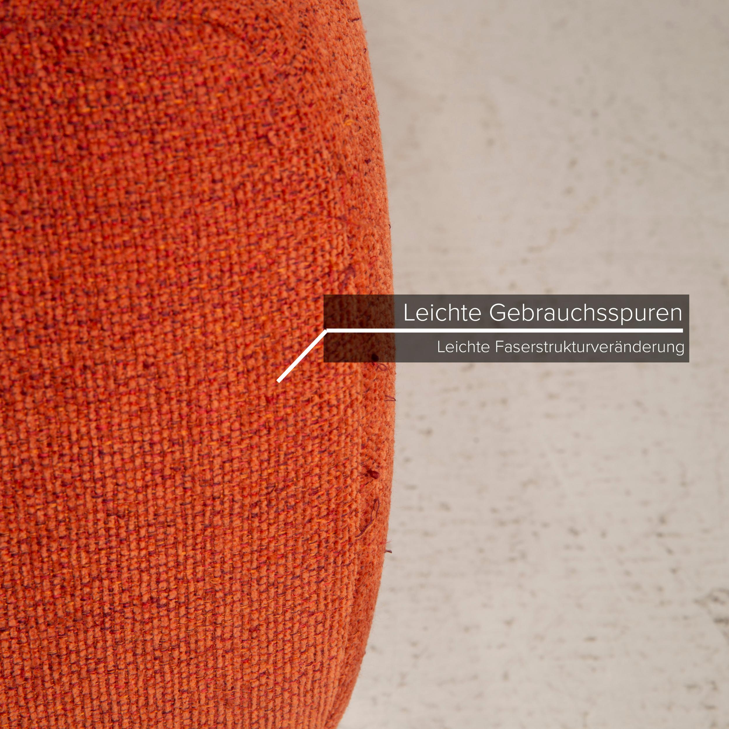 Koinor Volare Fabric Sofa Orange Corner Function In Excellent Condition In Cologne, DE