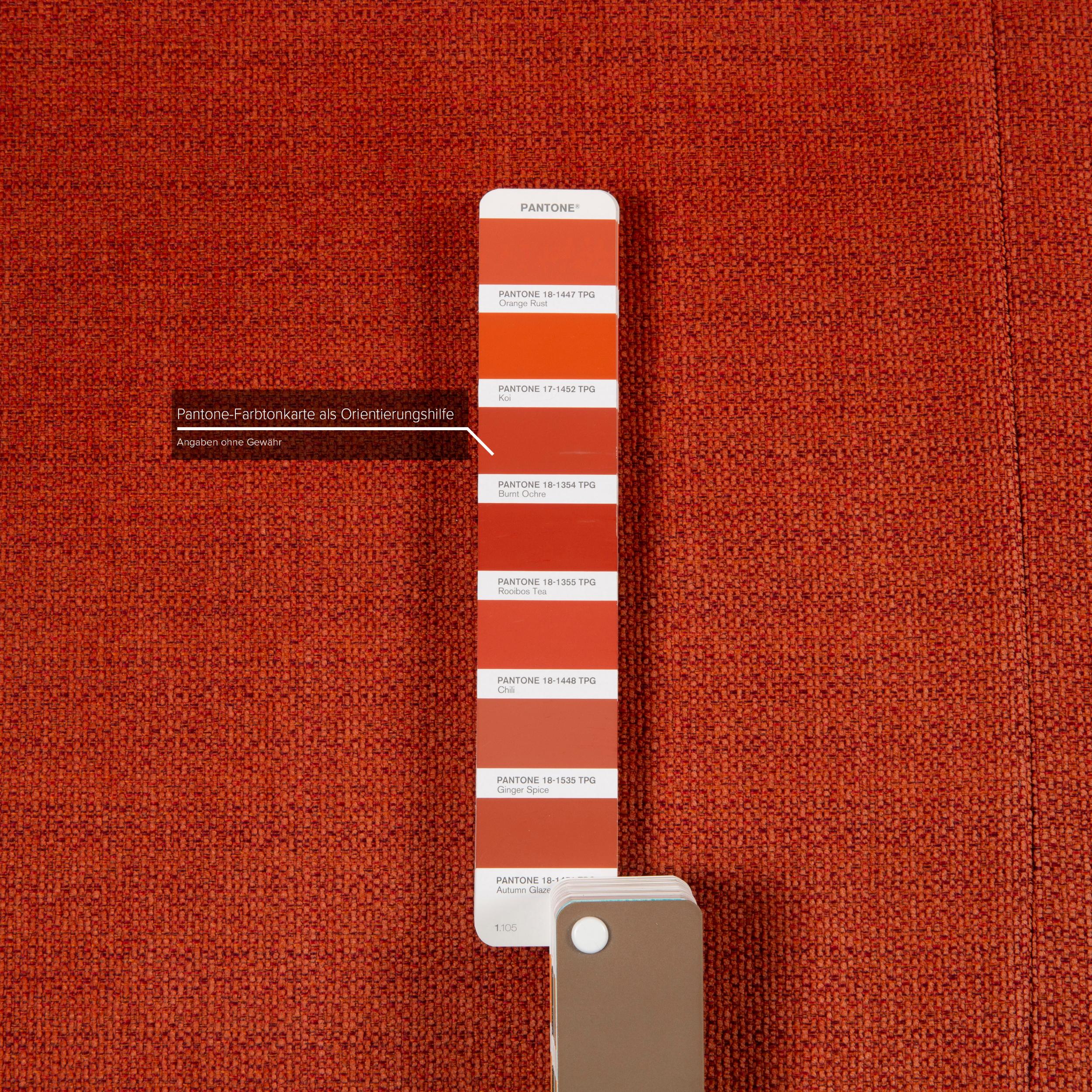 Contemporary Koinor Volare Fabric Sofa Orange Corner Function