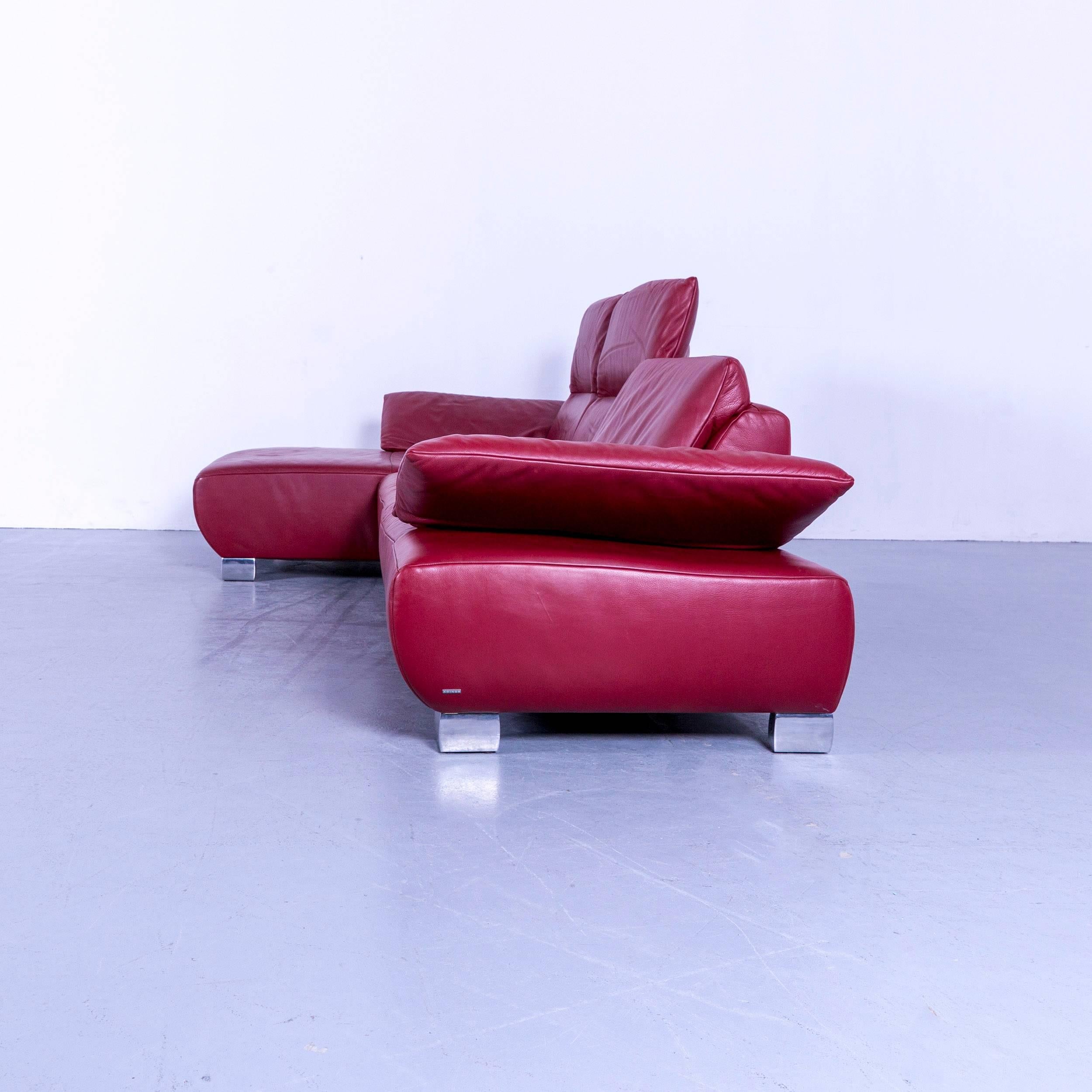We offer delivery options to most destinations on earth. Find our shipping quotes at the bottom of this page in the shipping section.

An Koinor Volare Leather Corner Sofa Red Function

Shipping:

An on point shipping process is our priority. 

For