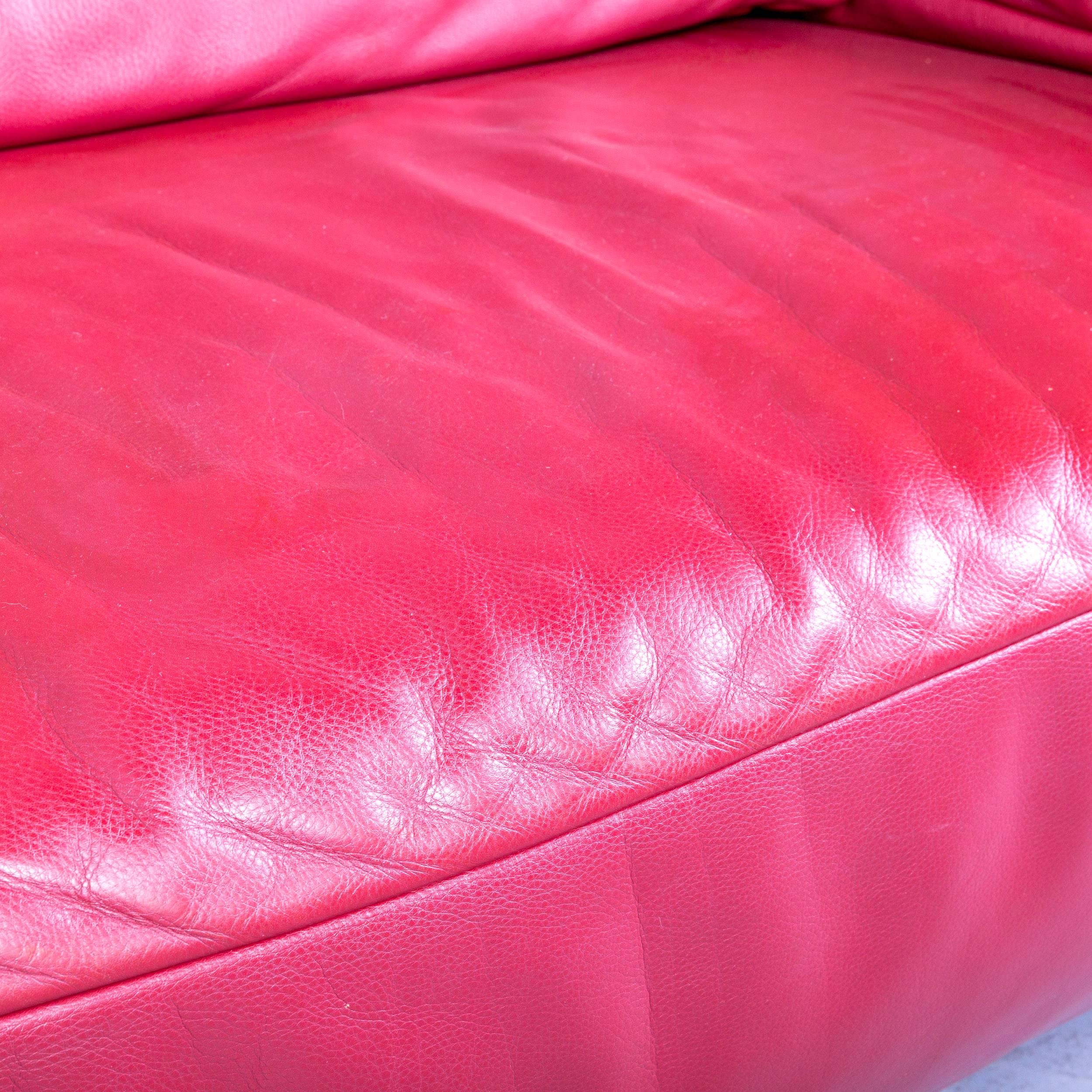 Koinor Volare Leather Corner Sofa Red Function 3