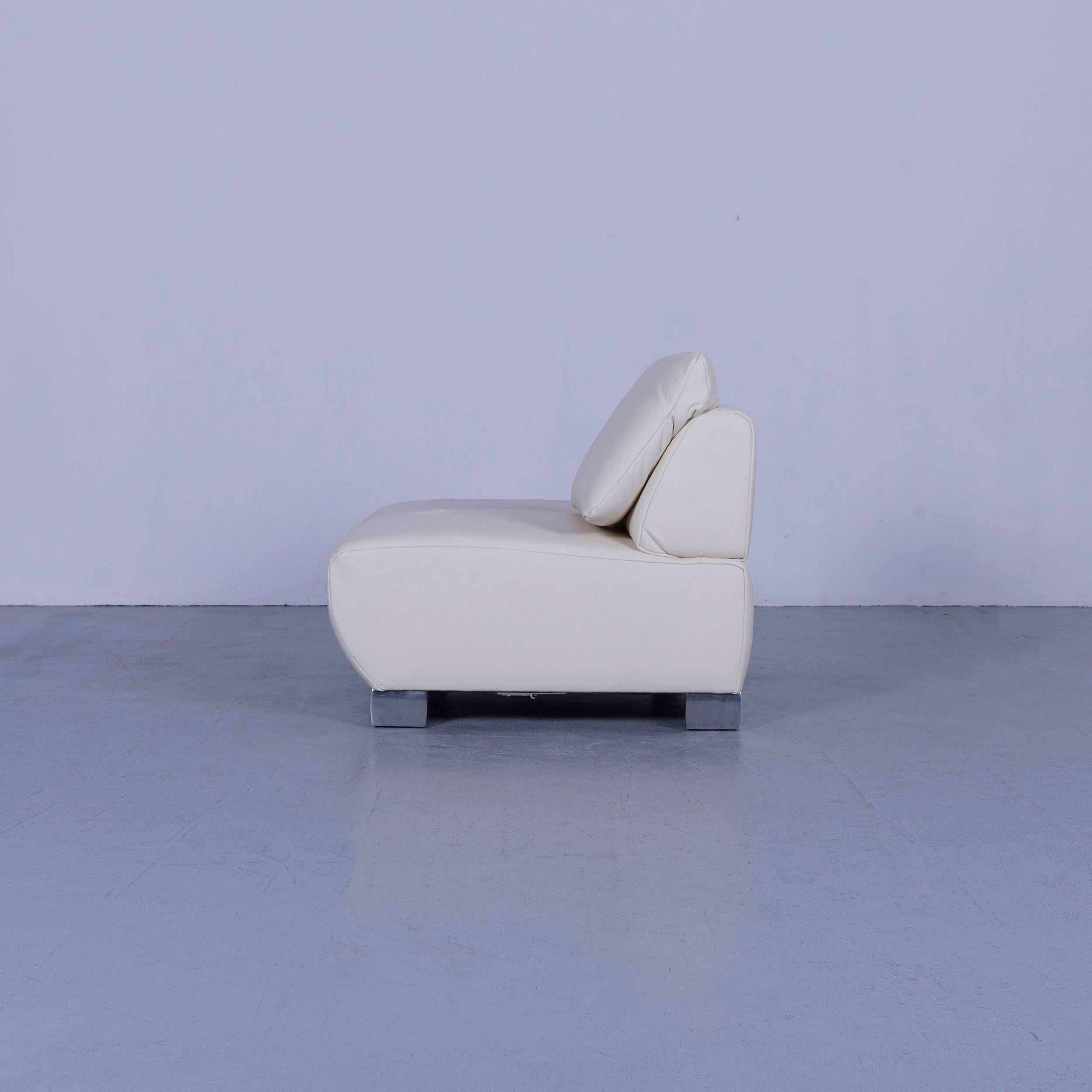 Koinor Volare Leather Recamiere Off-White One Seat 4