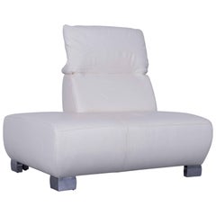 Koinor Volare Leather Recamiere Off-White One Seat