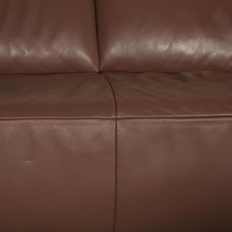 Koinor Volare Leather Sofa Brown Two Seater Couch For Sale at 1stDibs | koinor  volare preis, volareleather, koinor ledersofa