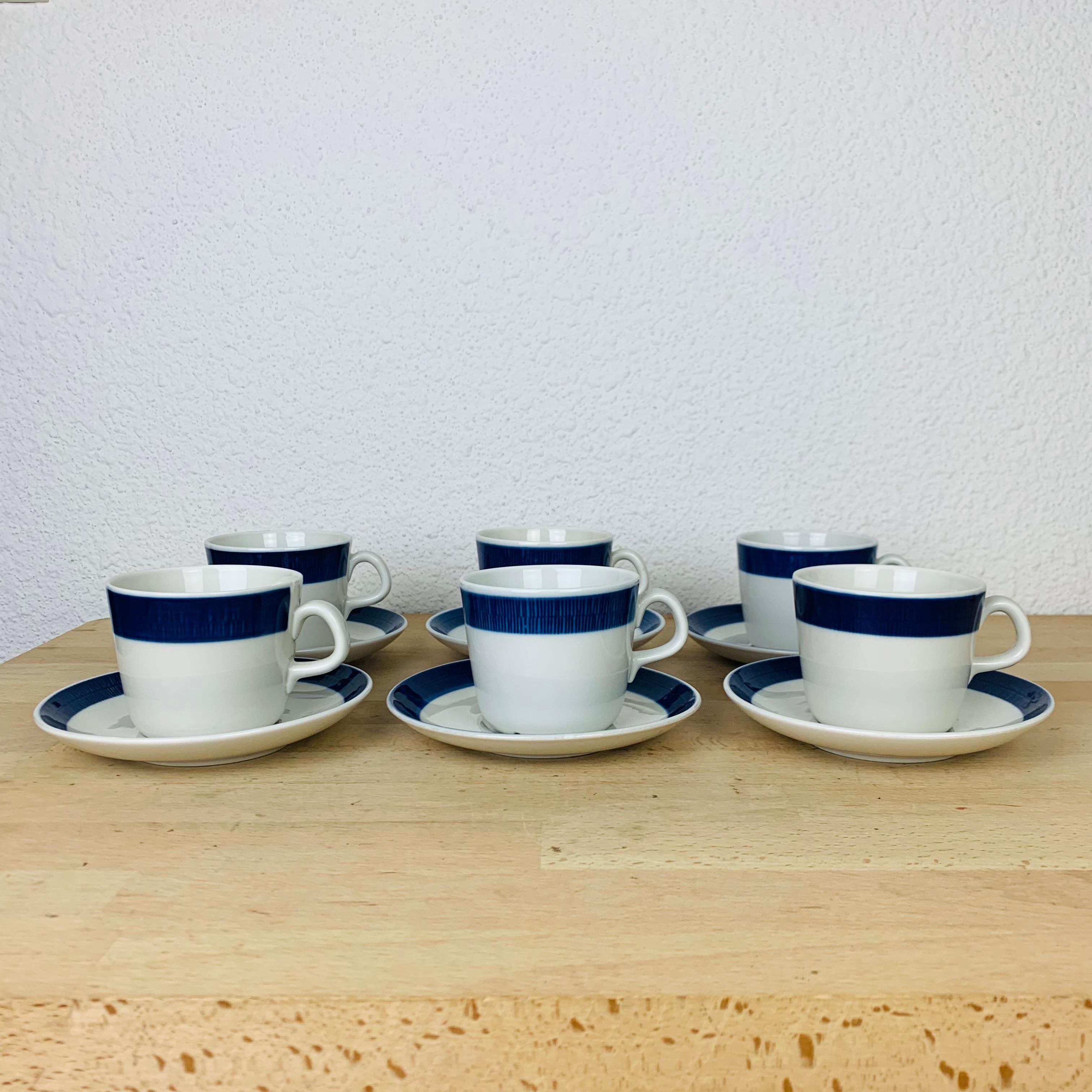 Scandinavian Modern Koka tea set by Hertha Bengtson for Rörstrand Sweden  For Sale