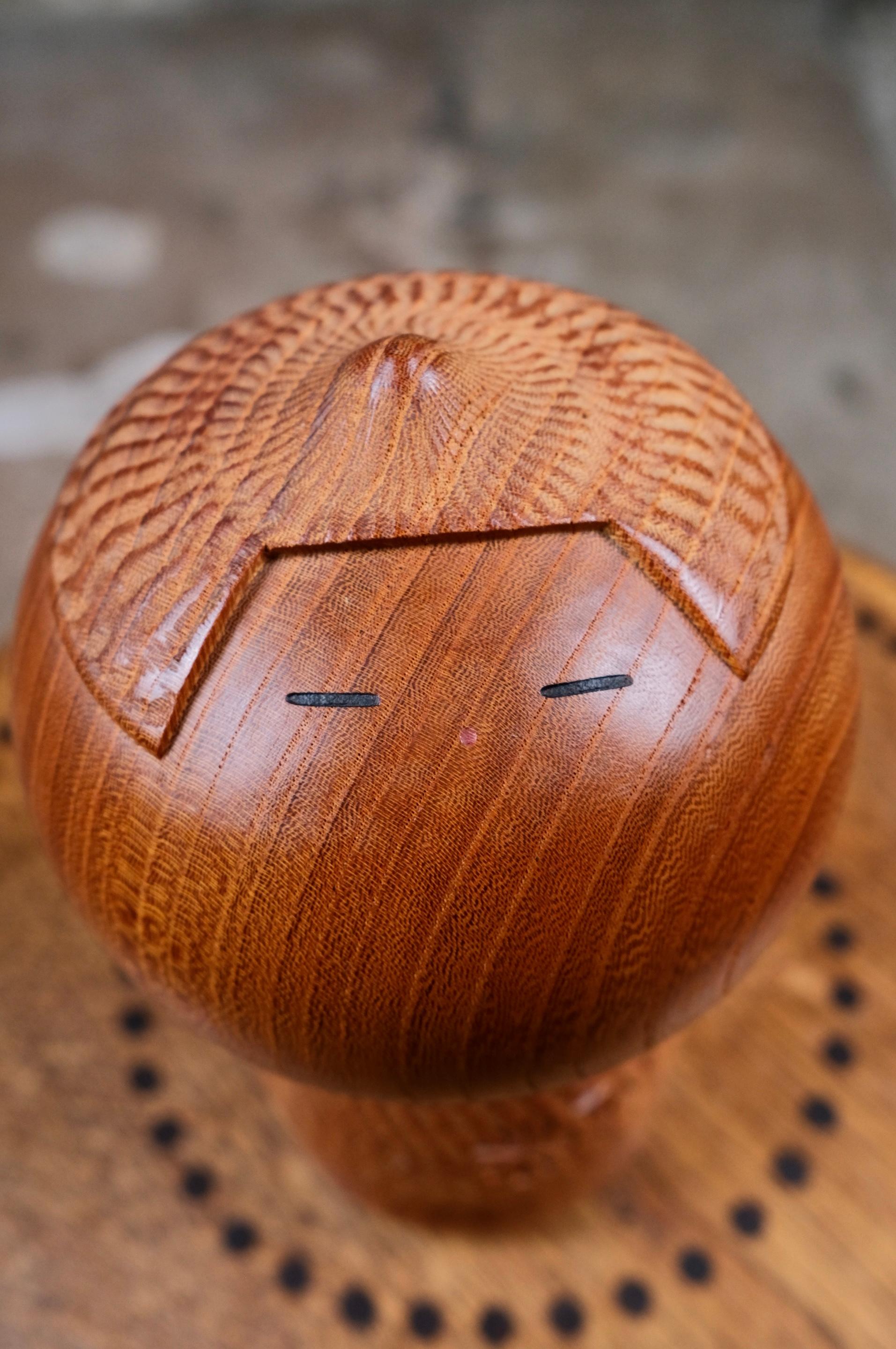 Mid-20th Century Kokeshi Doushin or Child's Mind, by Takeda Masashi, 1960-70s, Japan For Sale