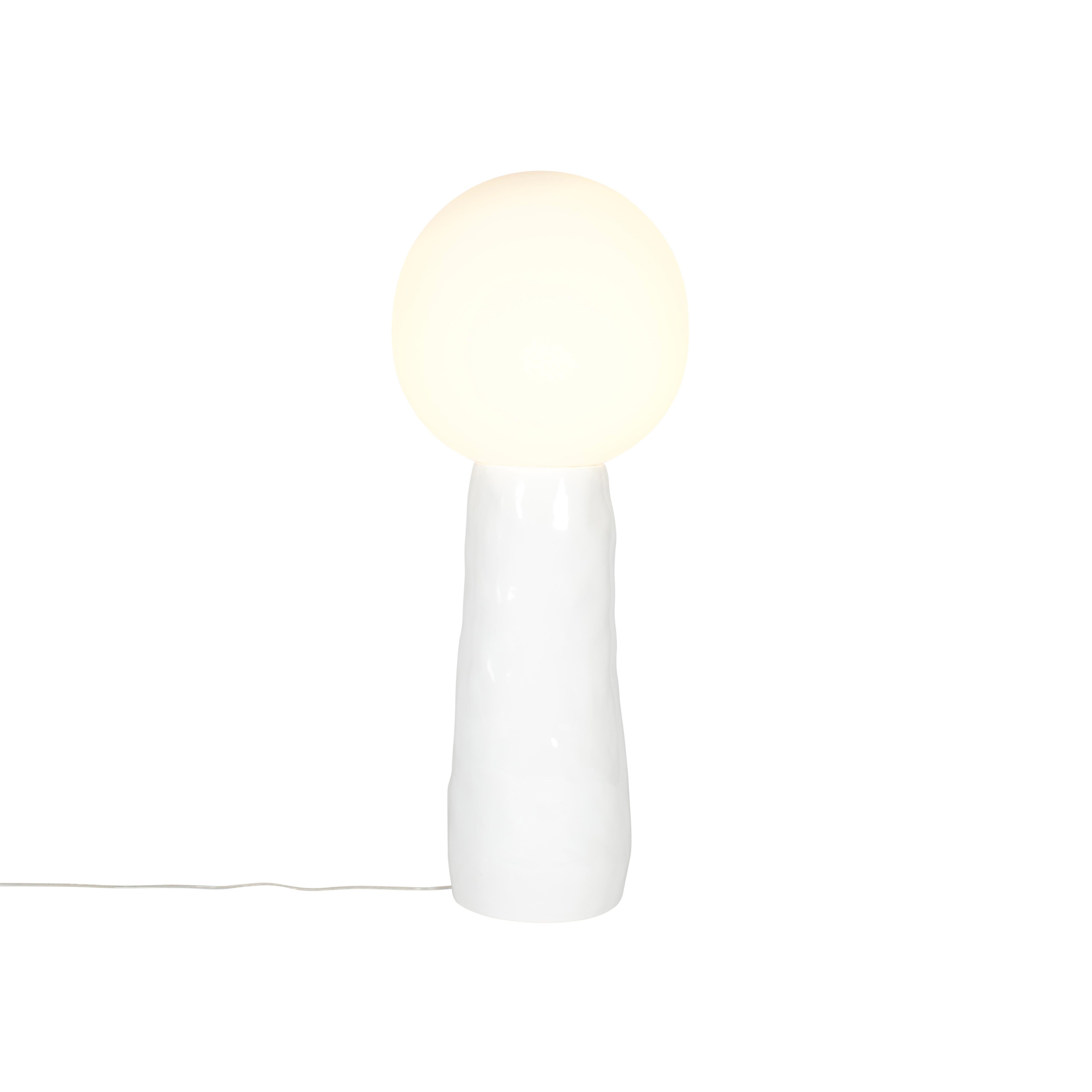 Kokeshi High Grey Acetato Terracotta Floor Lamp by Pulpo For Sale 3