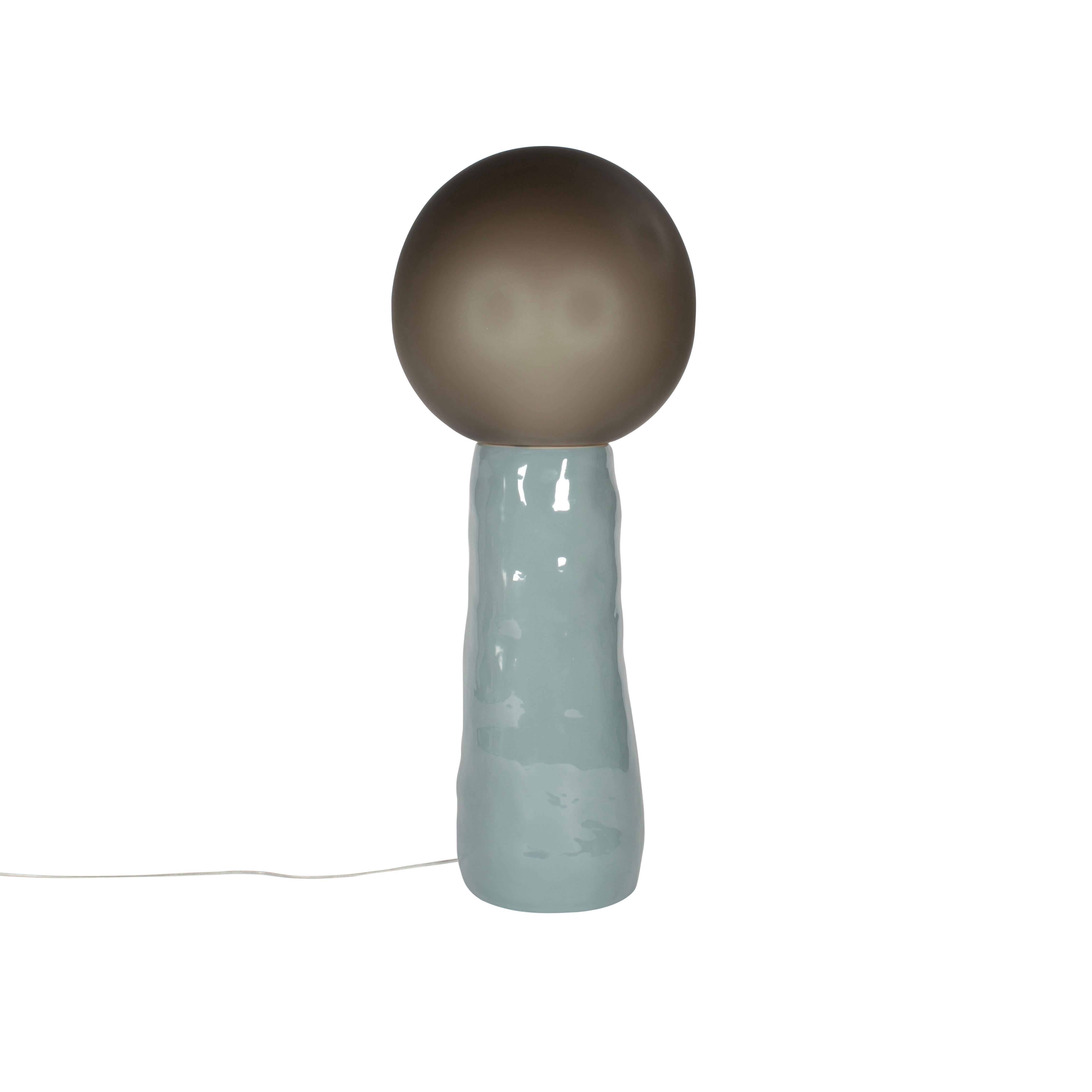 Kokeshi High Grey Acetato Terracotta Floor Lamp by Pulpo For Sale 5