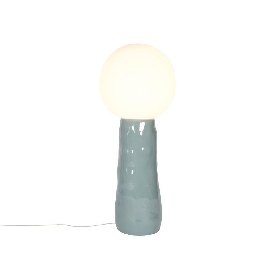 Ceramica Lampada da terra Kokeshi High Grey in terracotta acetata di Pulpo in vendita