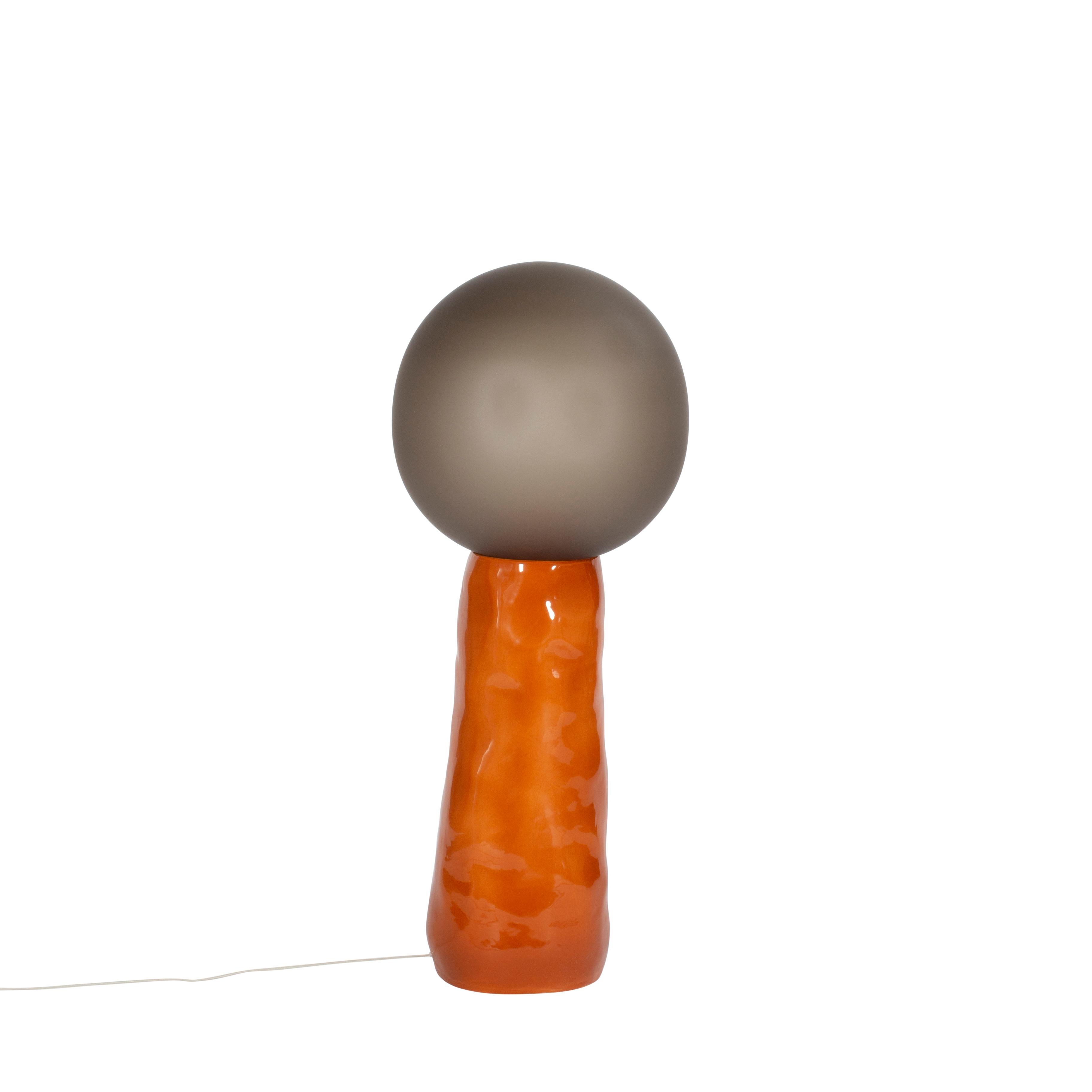 Kokeshi Medium White Acetato Terracotta Floor Lamp by Pulpo 4