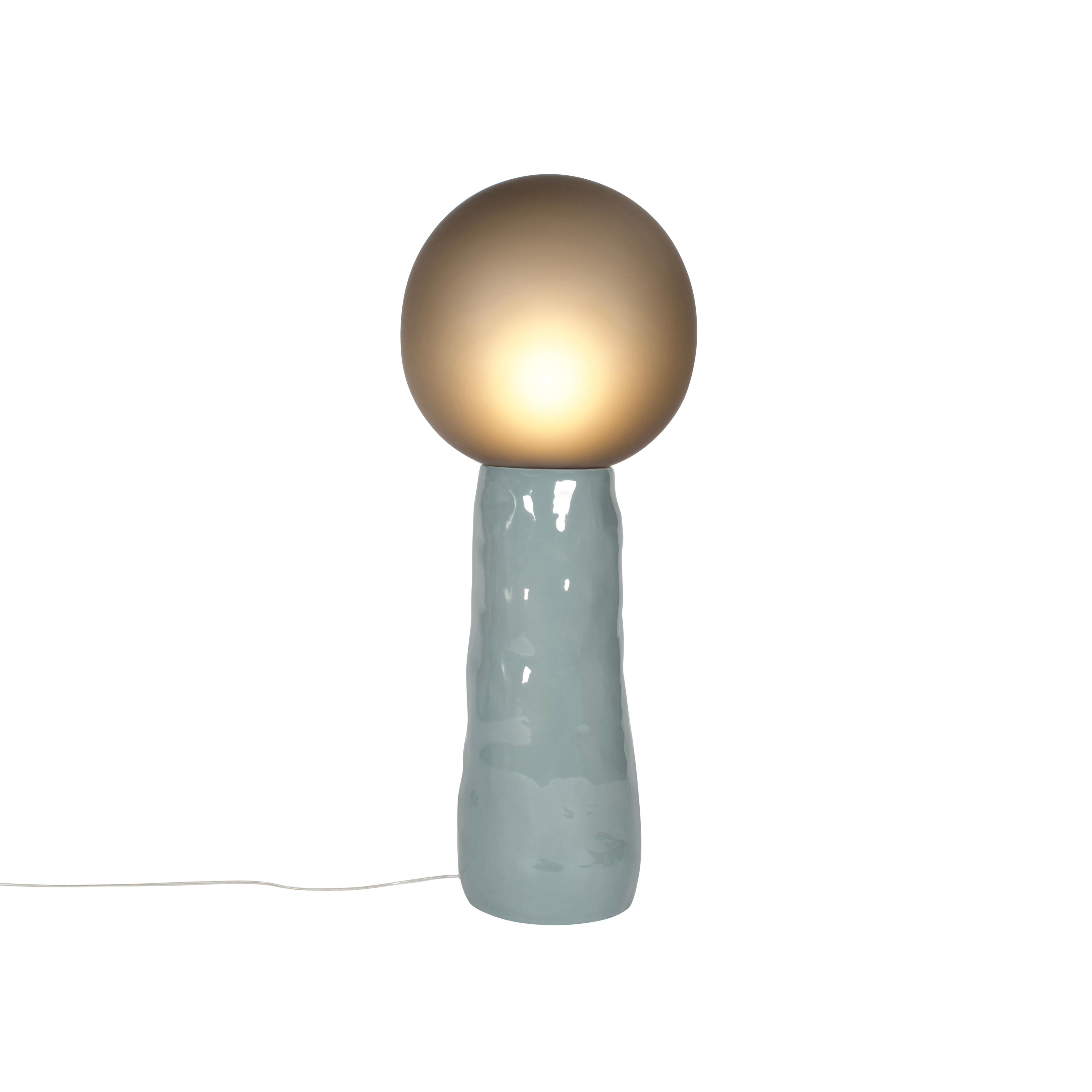 Kokeshi Medium White Acetato Terracotta Floor Lamp by Pulpo 5