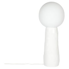 Kokeshi Medium White Acetato White Floor Lamp by Pulpo