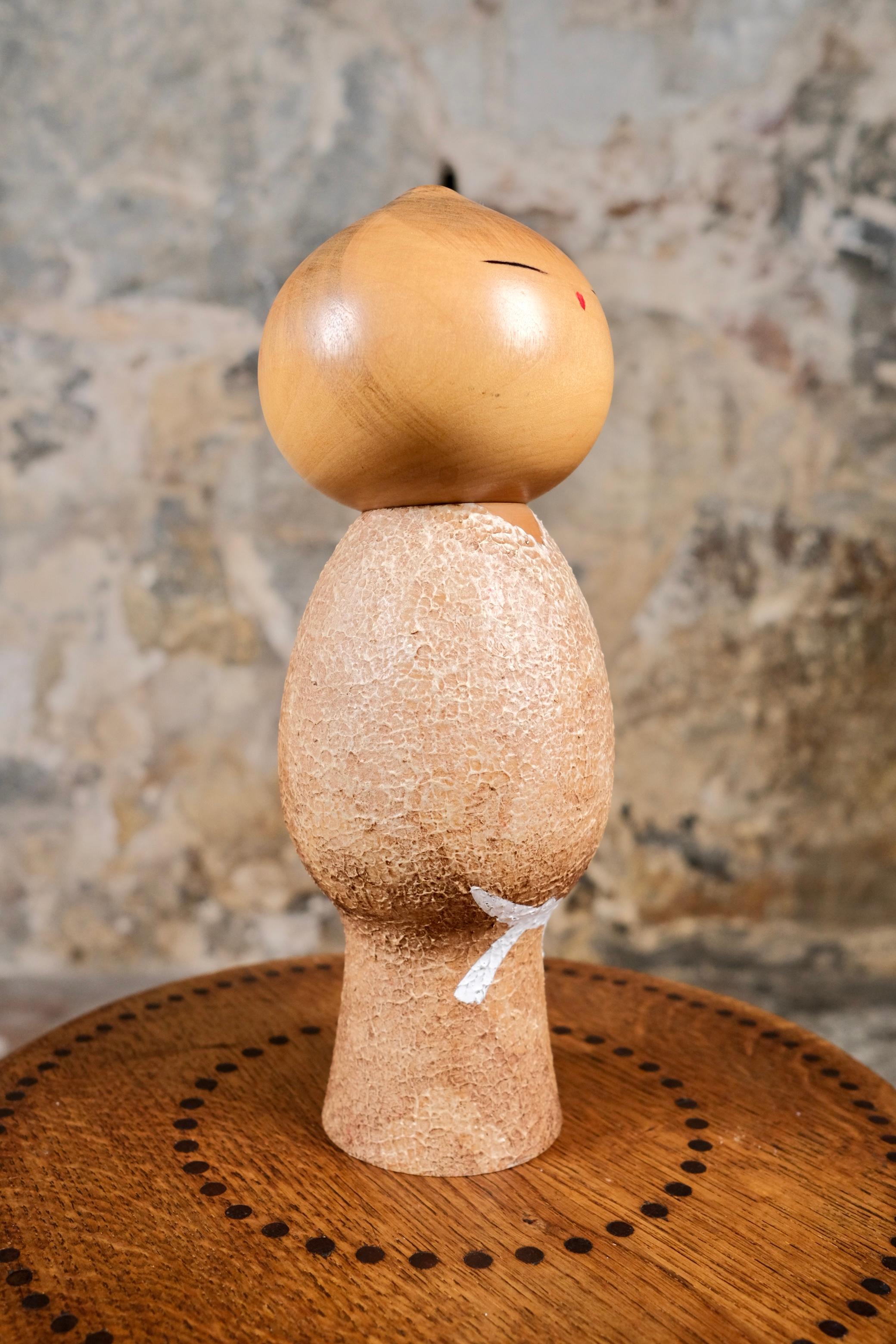 Japonisme Kokeshi Mushin or Innocence, by Masao Watanabe, Japan, 1969 For Sale