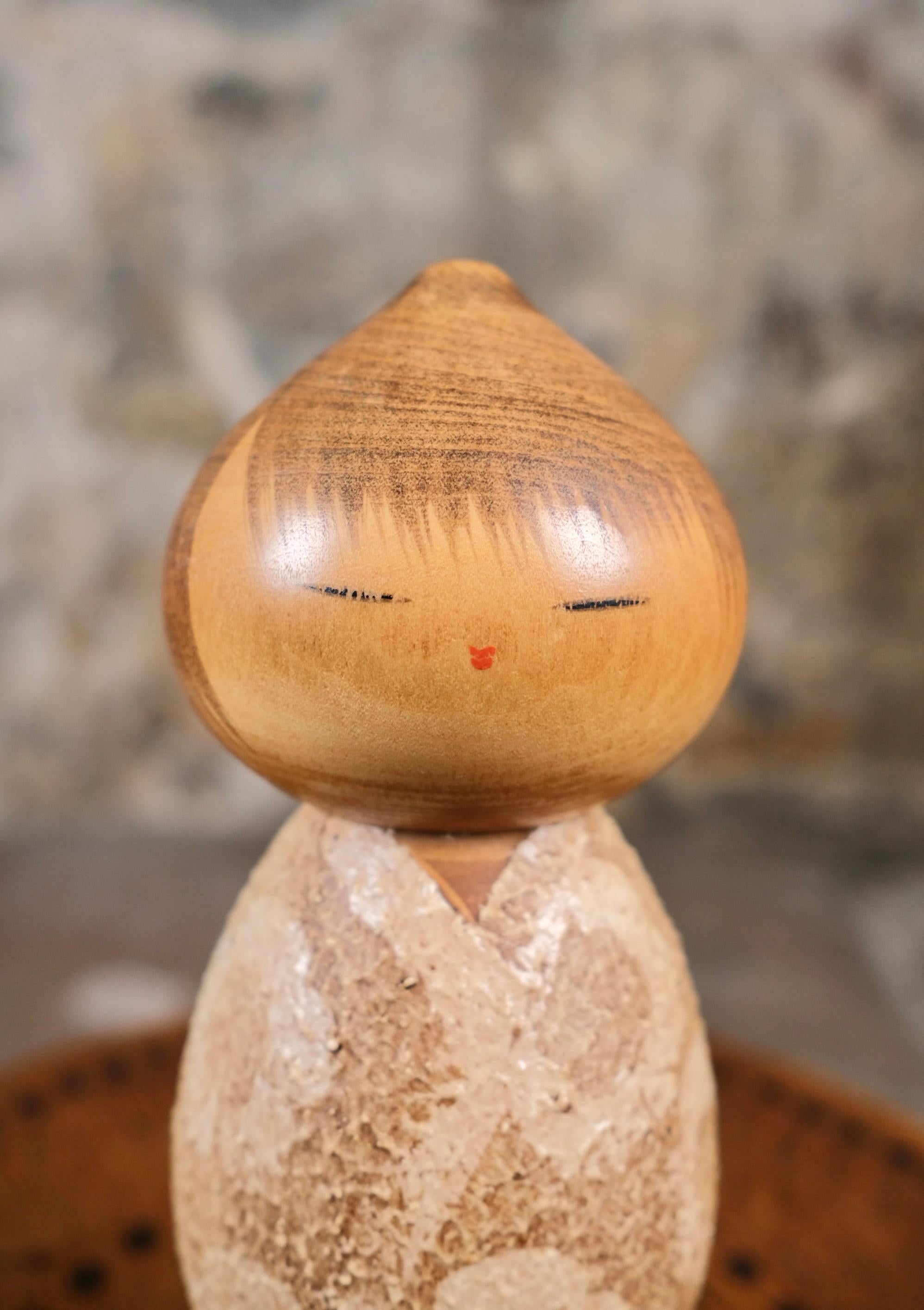 Kokeshi Mushin or Innocence, small size, by Masao Watanabe, Japan, 1969 In Good Condition In Lyon, FR